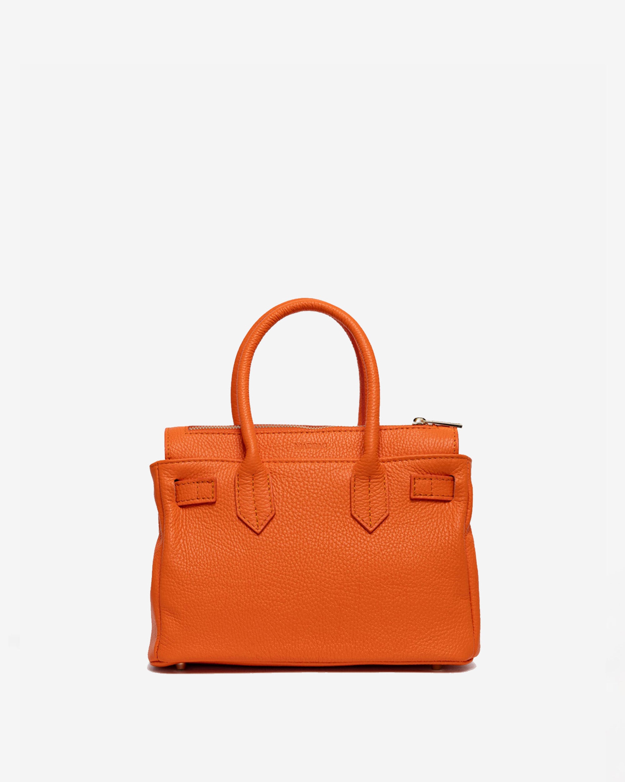 Small ROYALE in Leather Orange