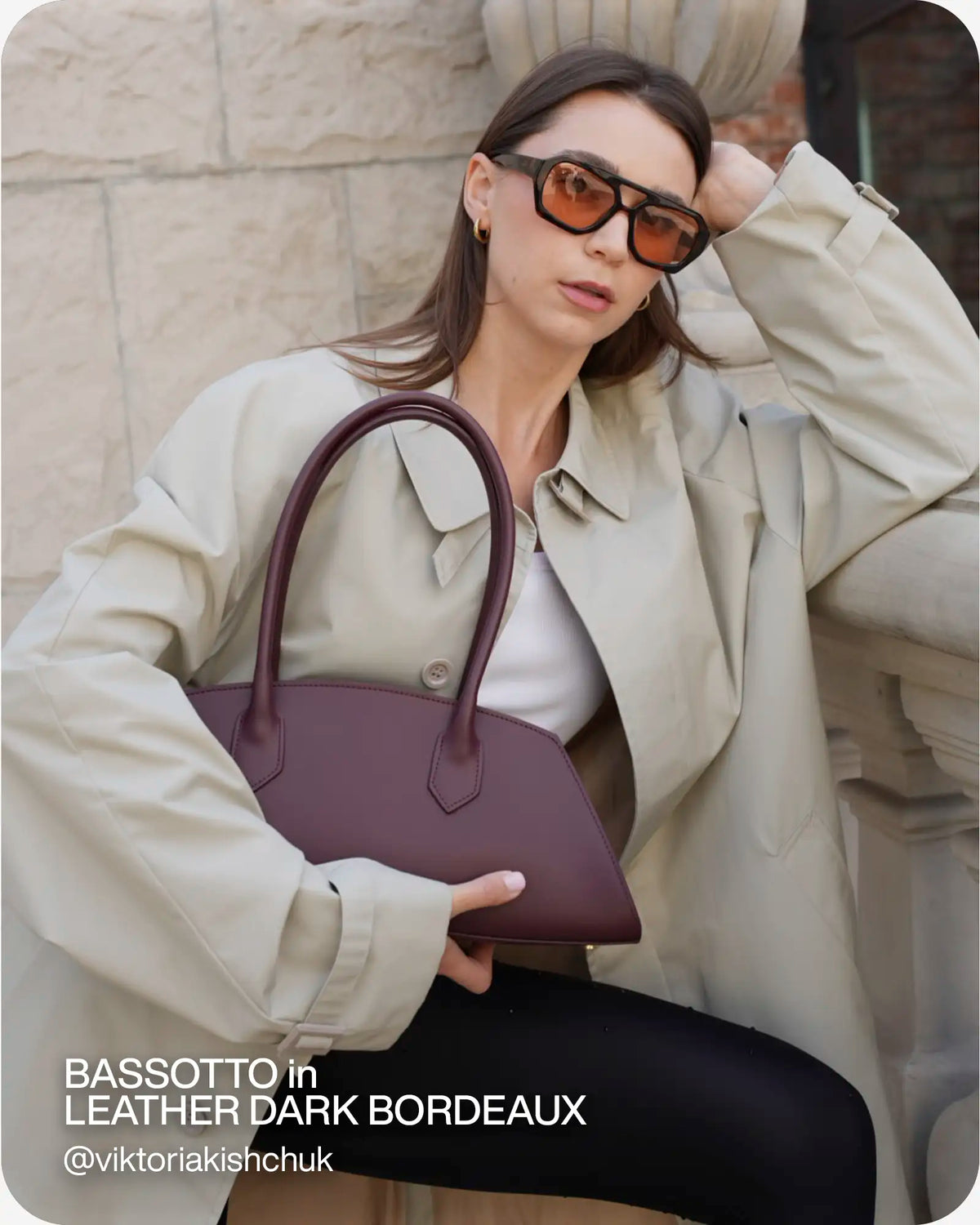 BASSOTTO in Pelle Dark Bordeaux