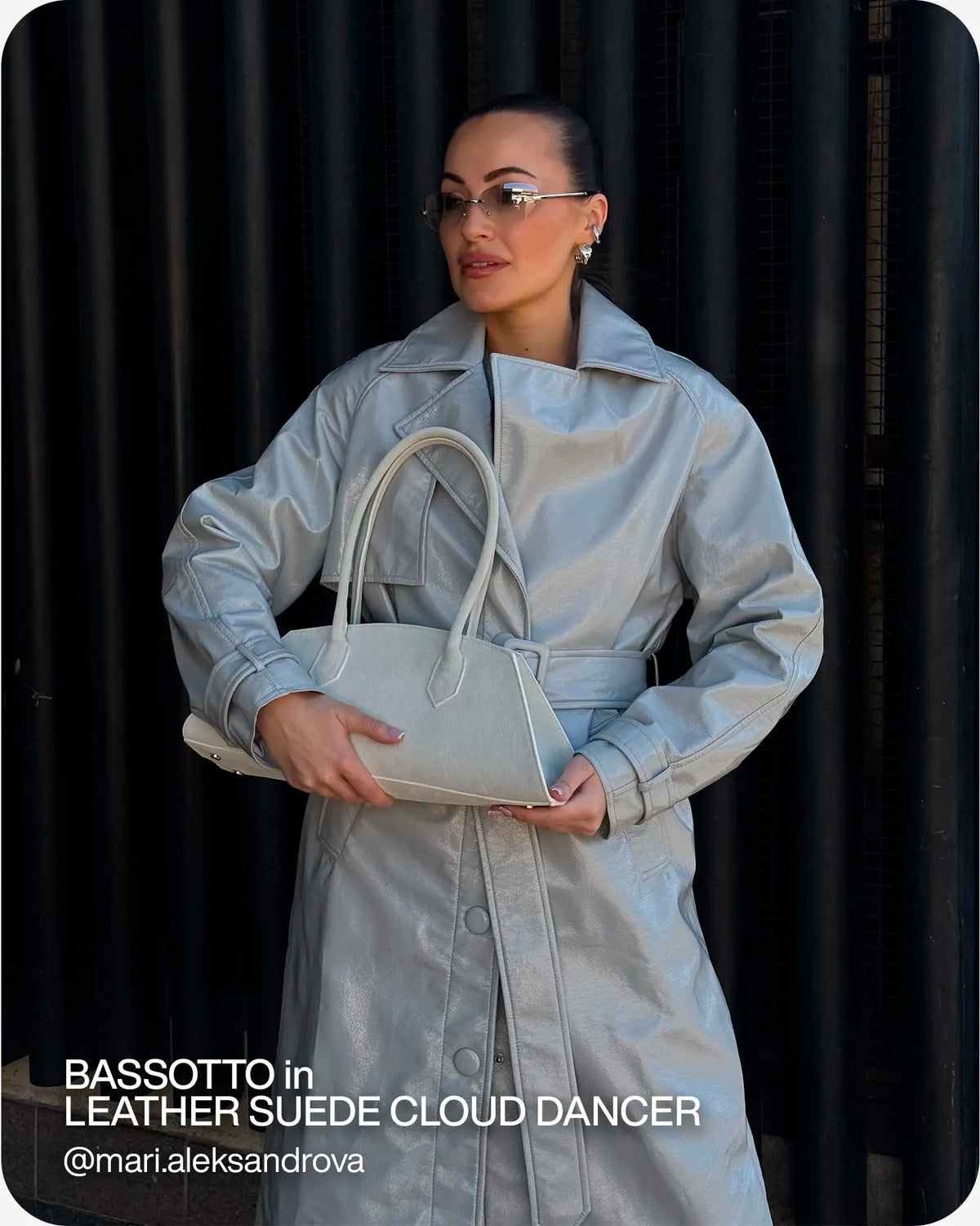 BASSOTTO in Pelle suede Cloud Dancer