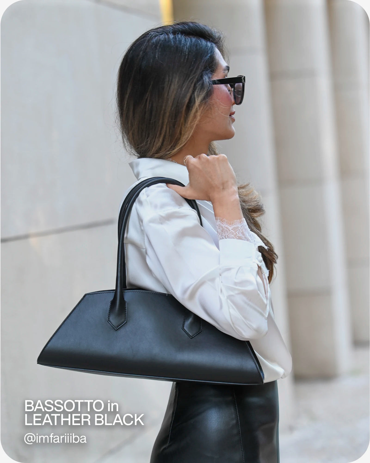 BASSOTTO in leather Black