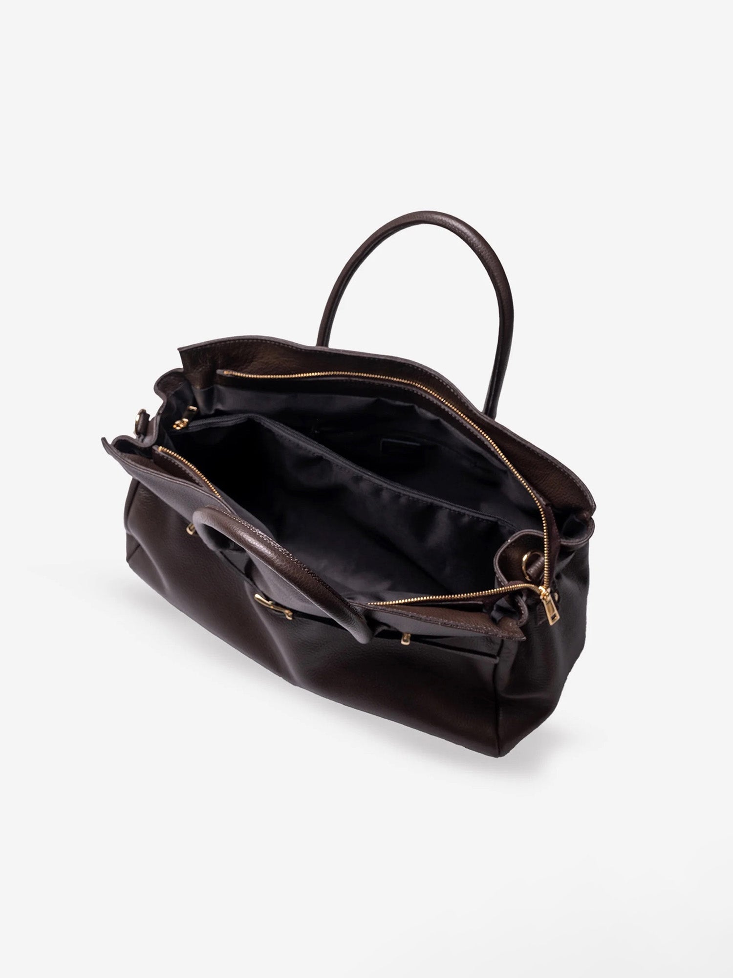 BELLUCCI in Pelle Dark Moka - MADBAG® STORE OFFICIAL | Borse Di Lusso Artigianali 100% Made In Italy