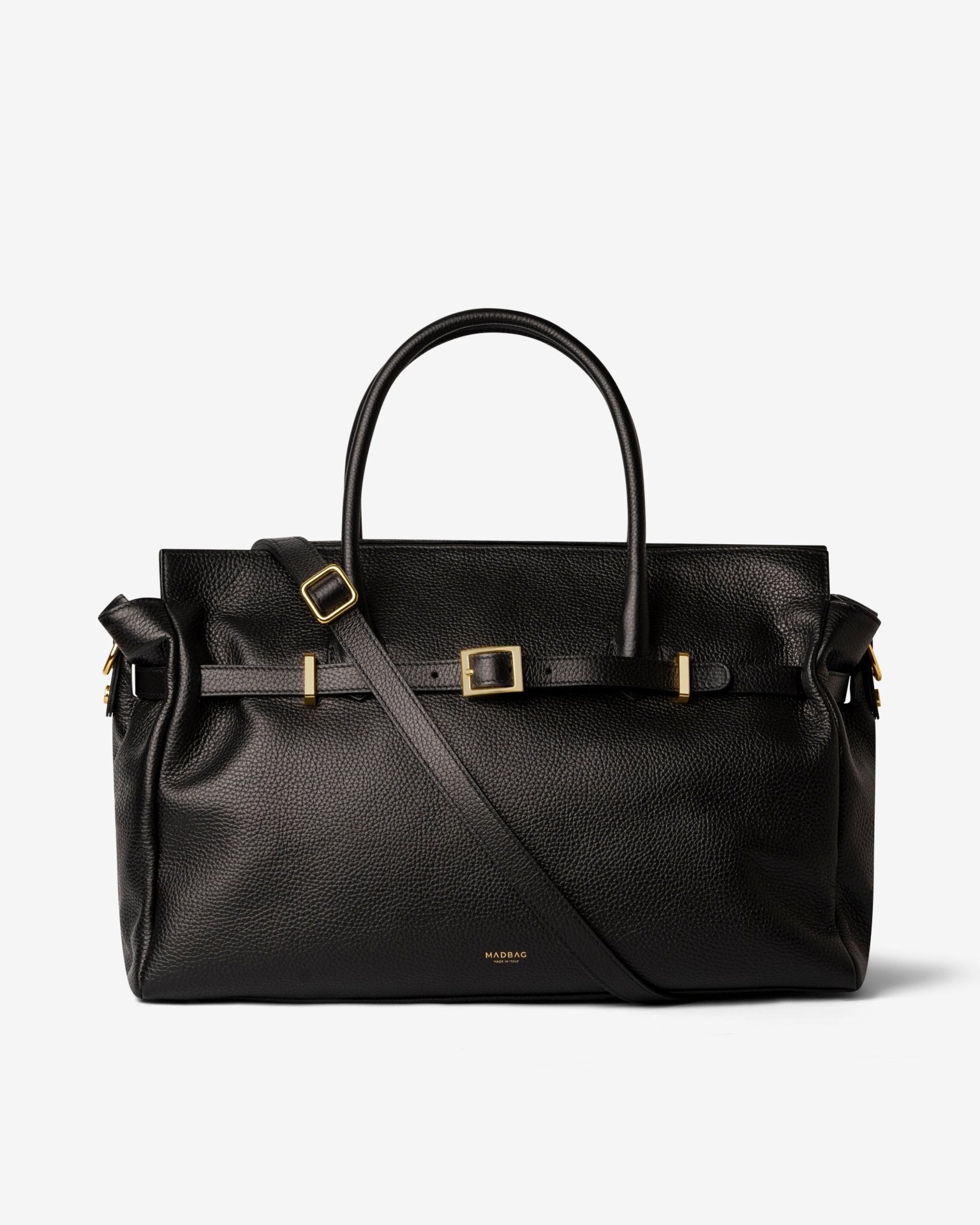 BELLUCCI in Pelle Nera - MADBAG® STORE OFFICIAL | Handcrafted Luxury Bags Made in Italy