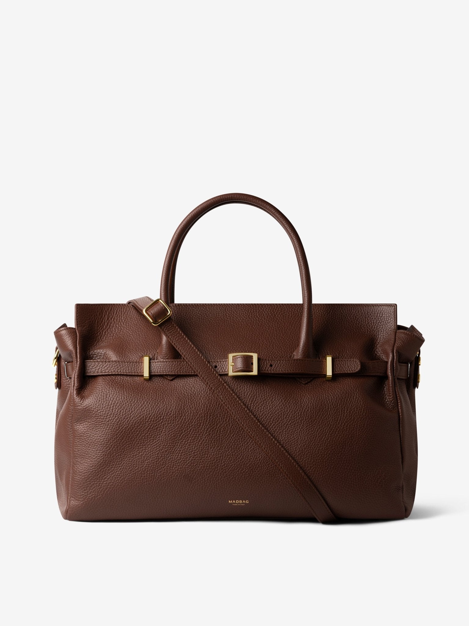 BELLUCCI in Pelle Brown - MADBAG® STORE OFFICIAL | Borse Di Lusso Artigianali 100% Made In Italy