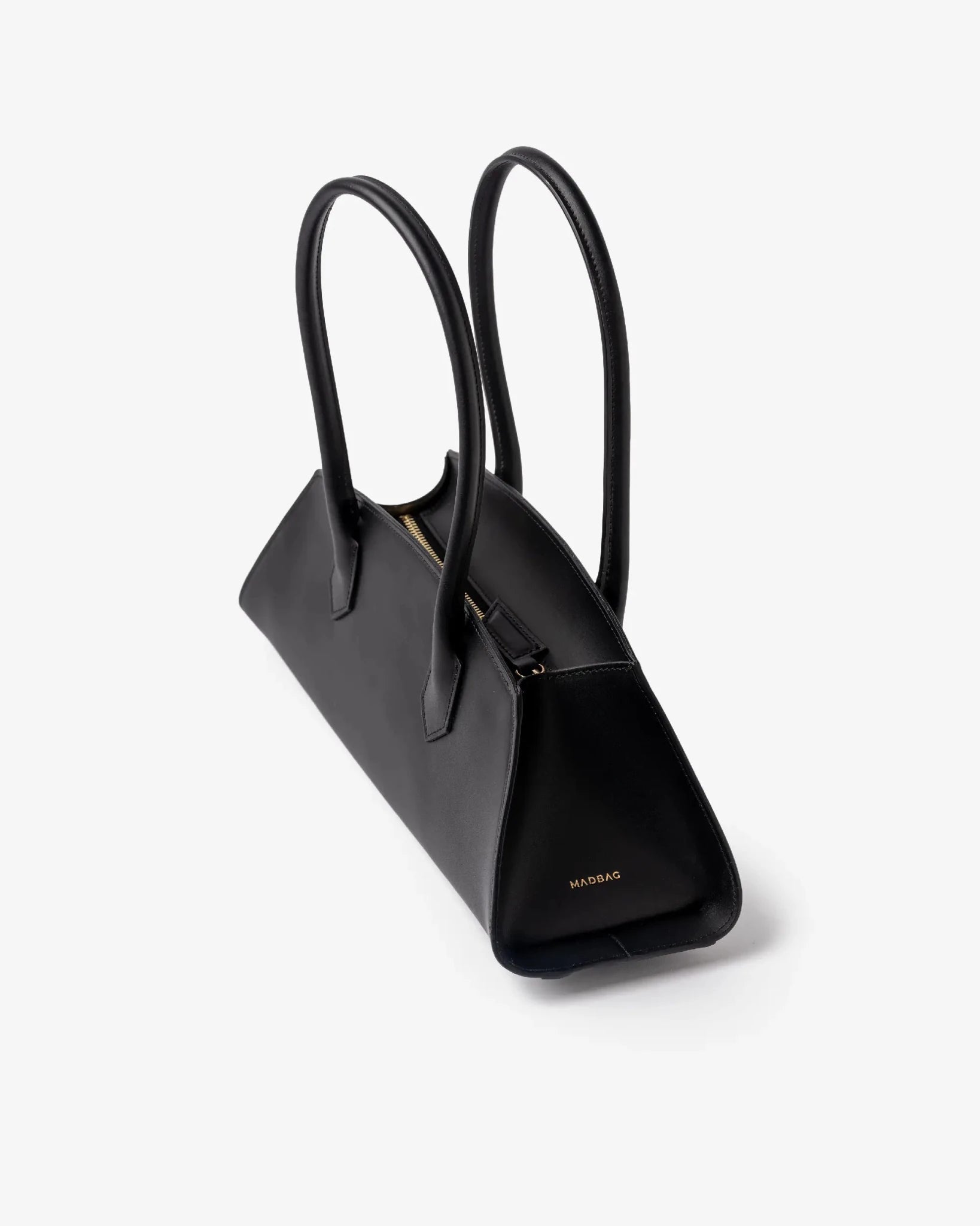 BASSOTTO in Pelle Black BORSAMADE IN ITALY