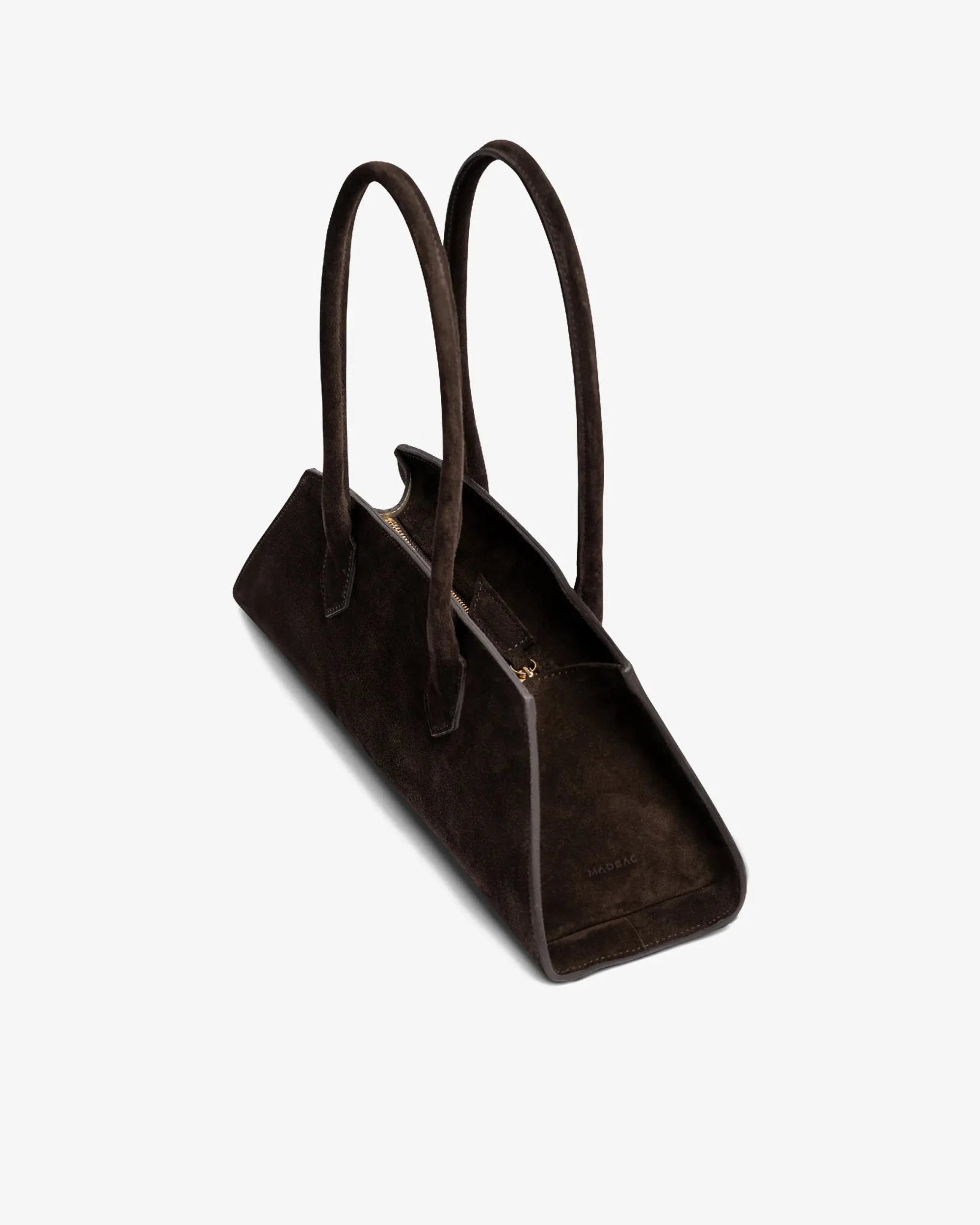 BASSOTTO in suede leather chocolate