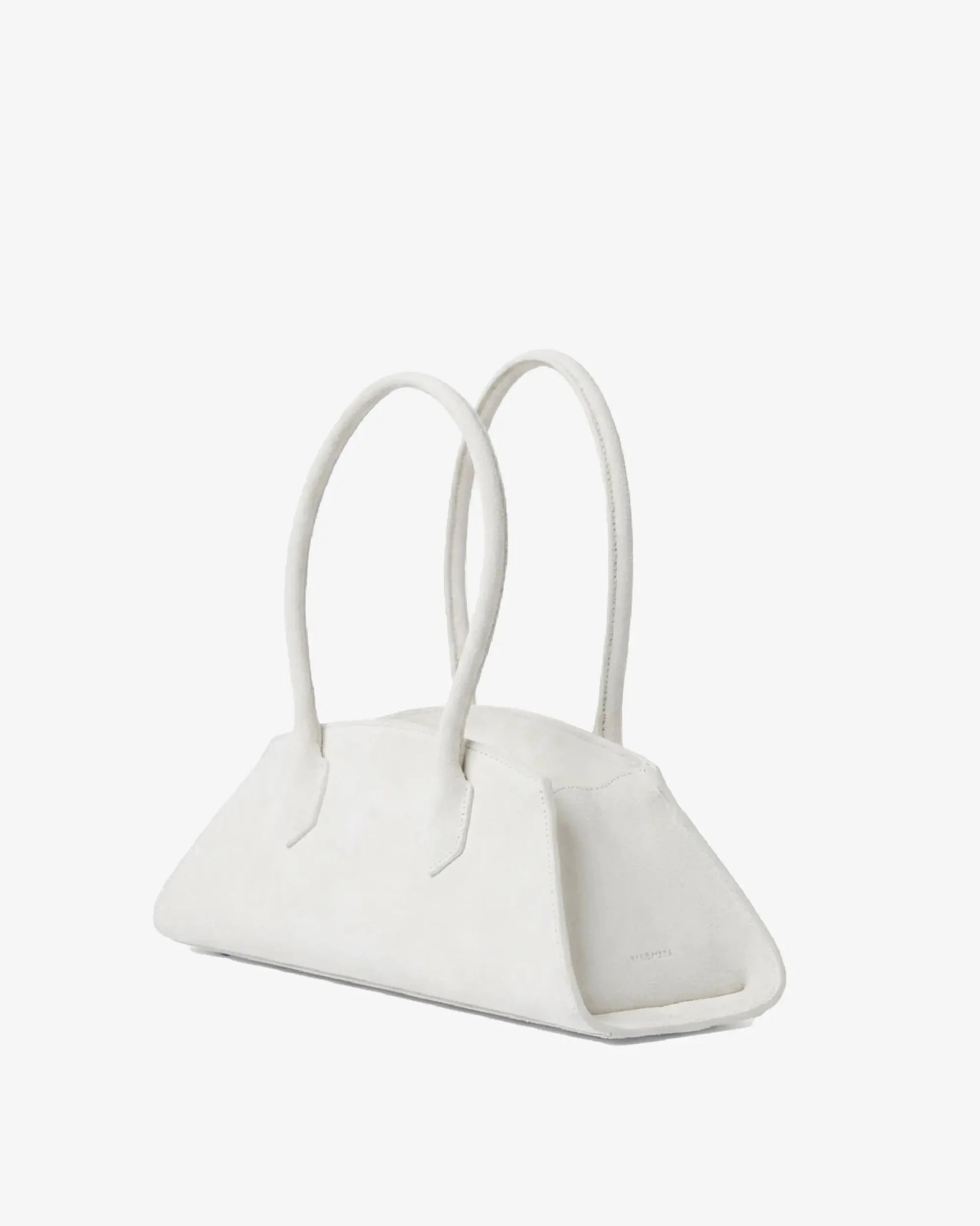 BASSOTTO in suede leather Cloud Dancer