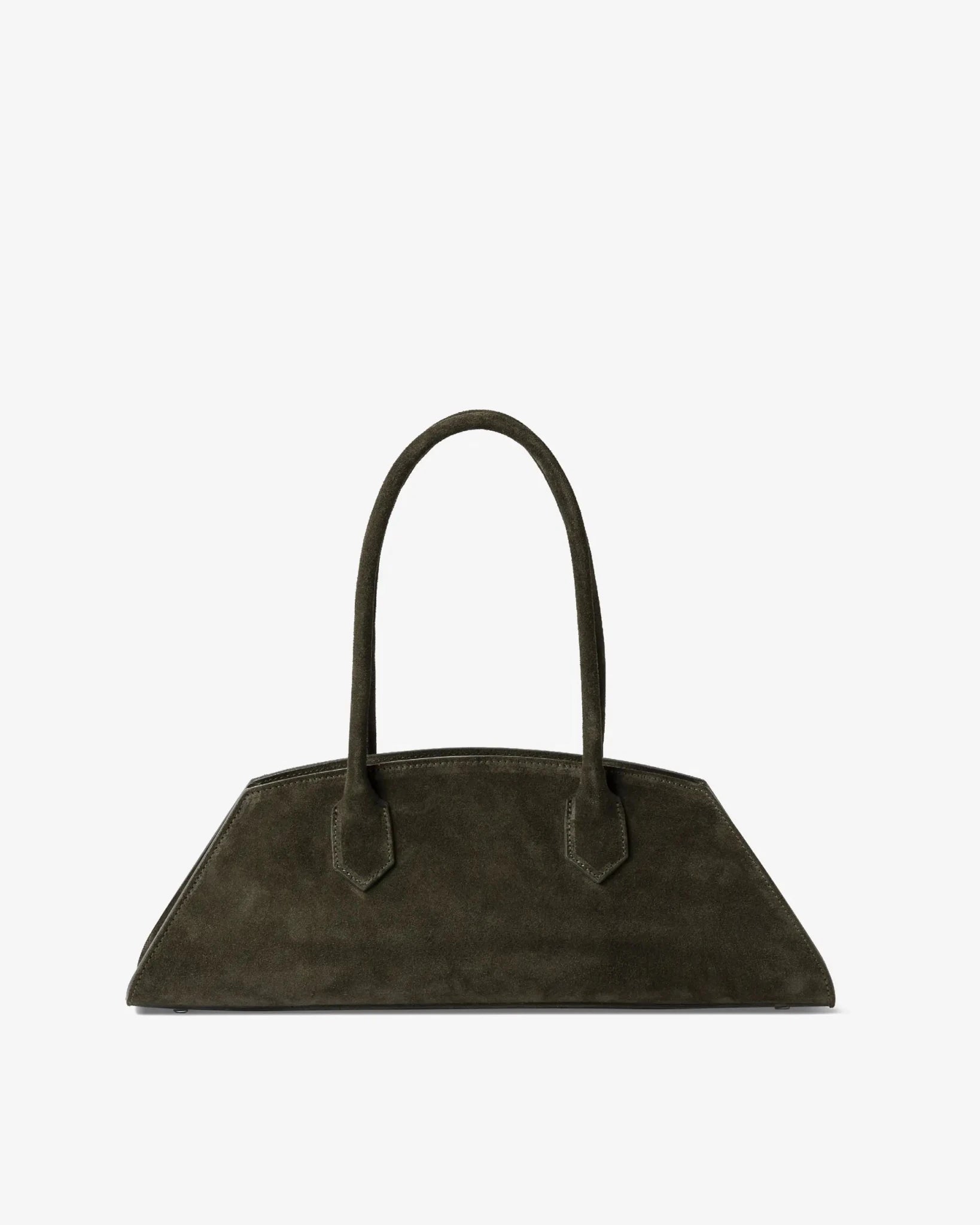 BASSOTTO in Pelle Suede Verde Oliva