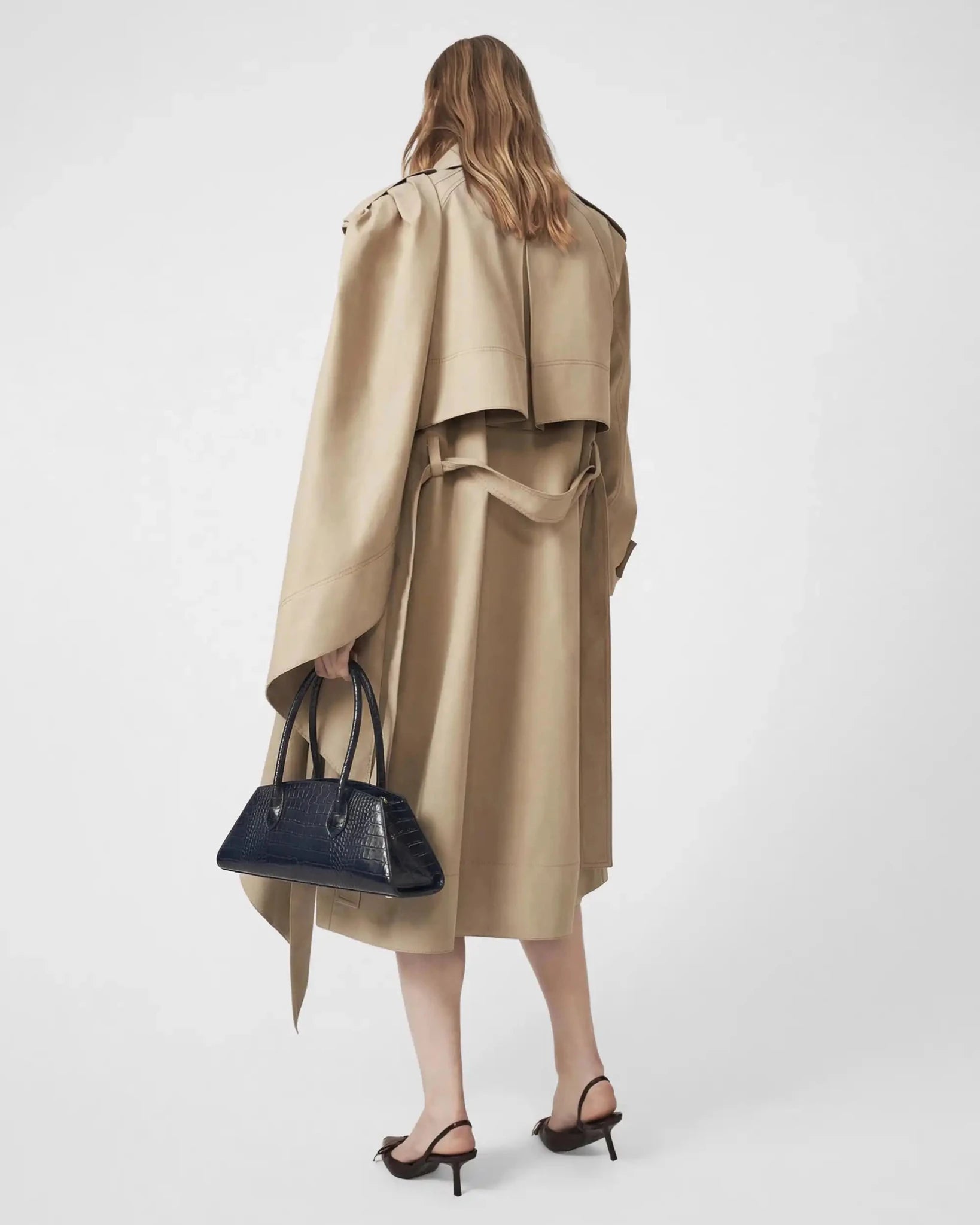 BASSOTTO in Pelle Blue Croc - MADBAG® STORE OFFICIAL | Borse Di Lusso Artigianali 100% Made In Italy