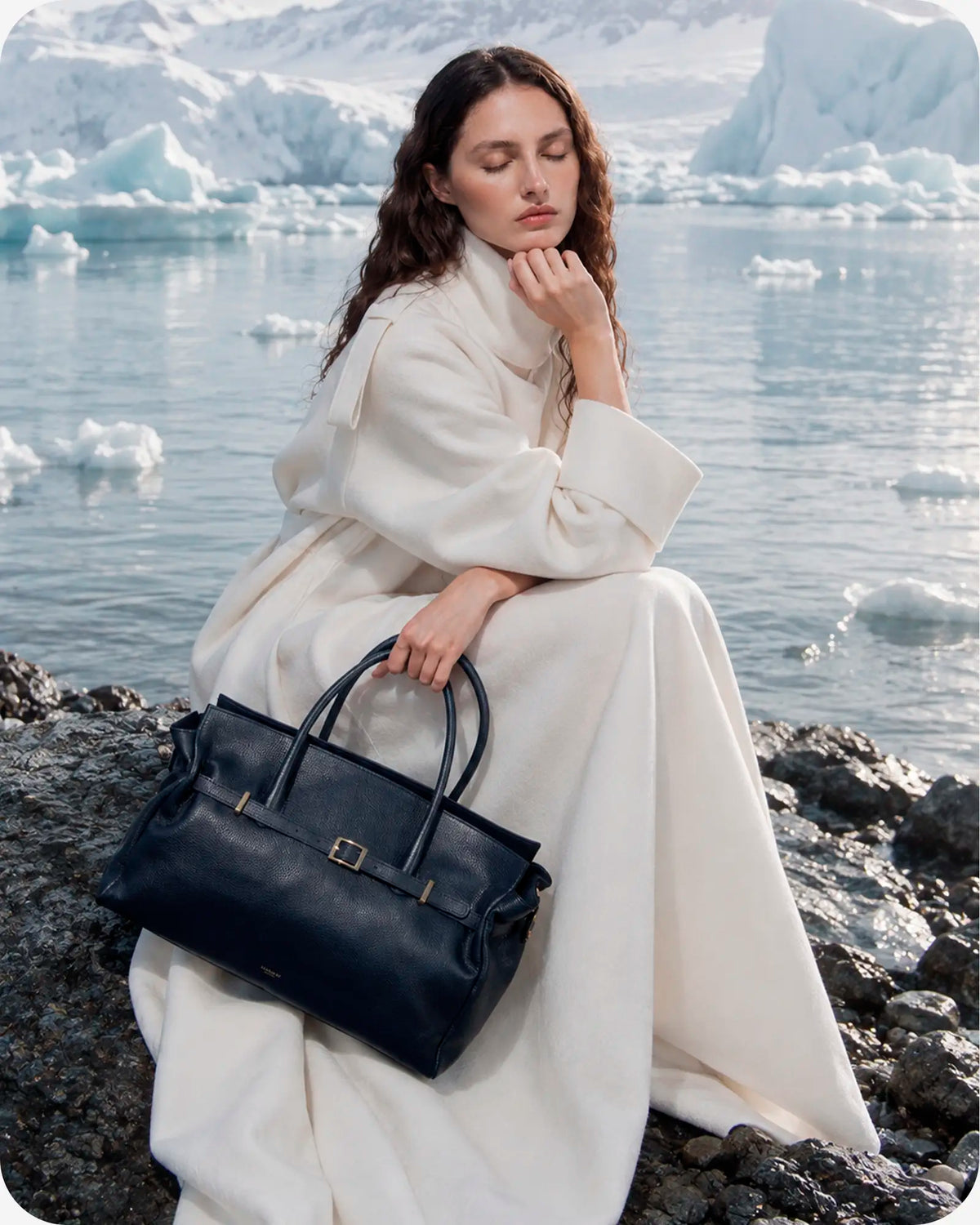 BELLUCCI Tote in pelle dollaro Blue