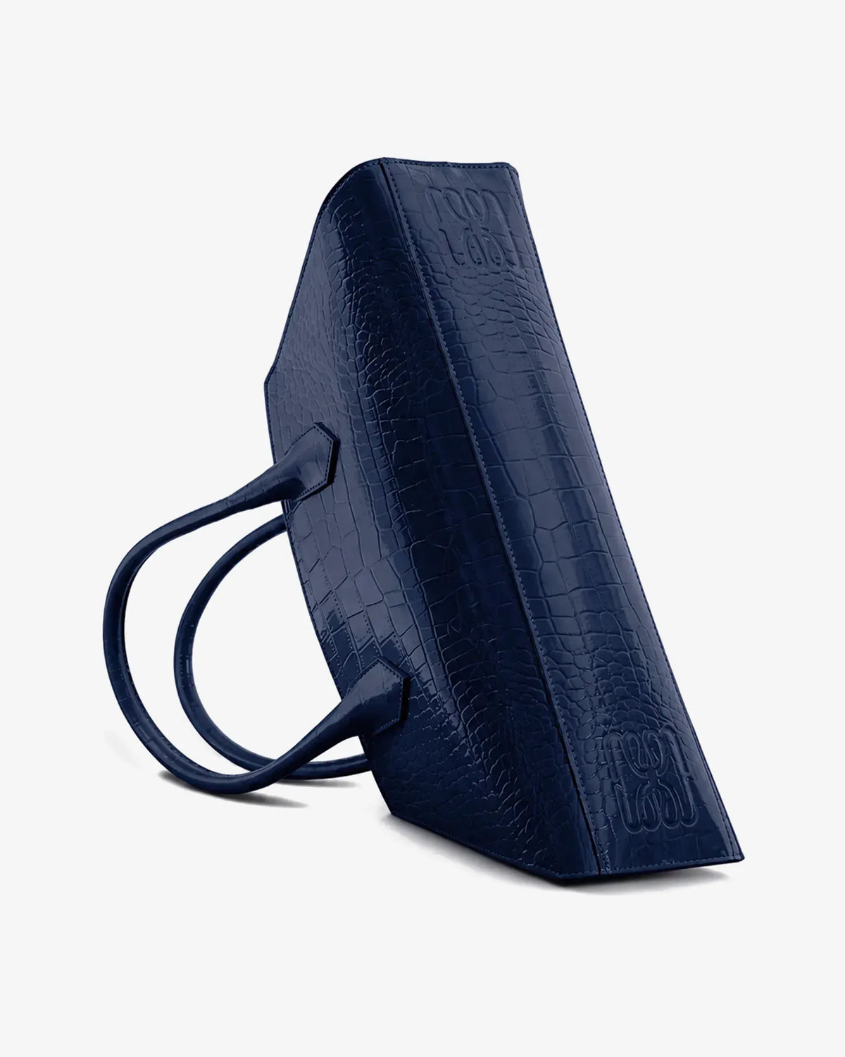 BASSOTTO in Pelle Blue Croc