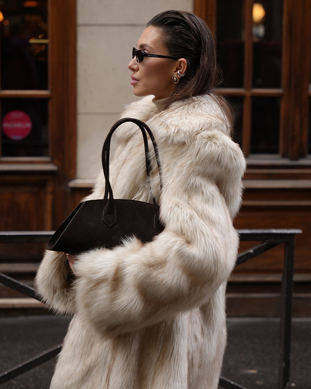 BASSOTTO in Pelle Suede Chocolate - MADBAG® STORE OFFICIAL | Borse Di Lusso Artigianali 100% Made In Italy