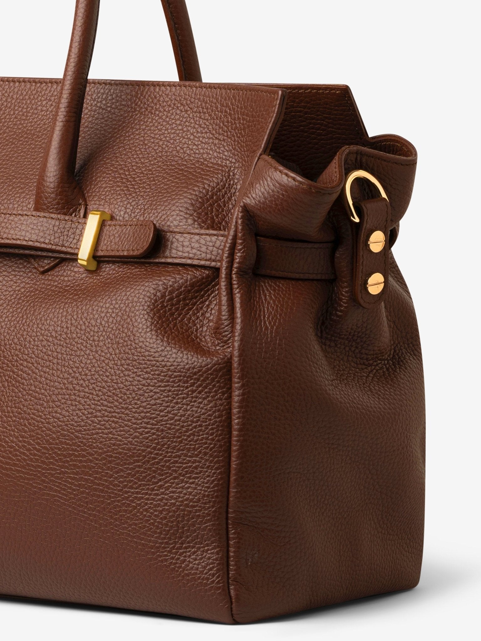 BELLUCCI in Pelle Brown - MADBAG® STORE OFFICIAL | Borse Di Lusso Artigianali 100% Made In Italy