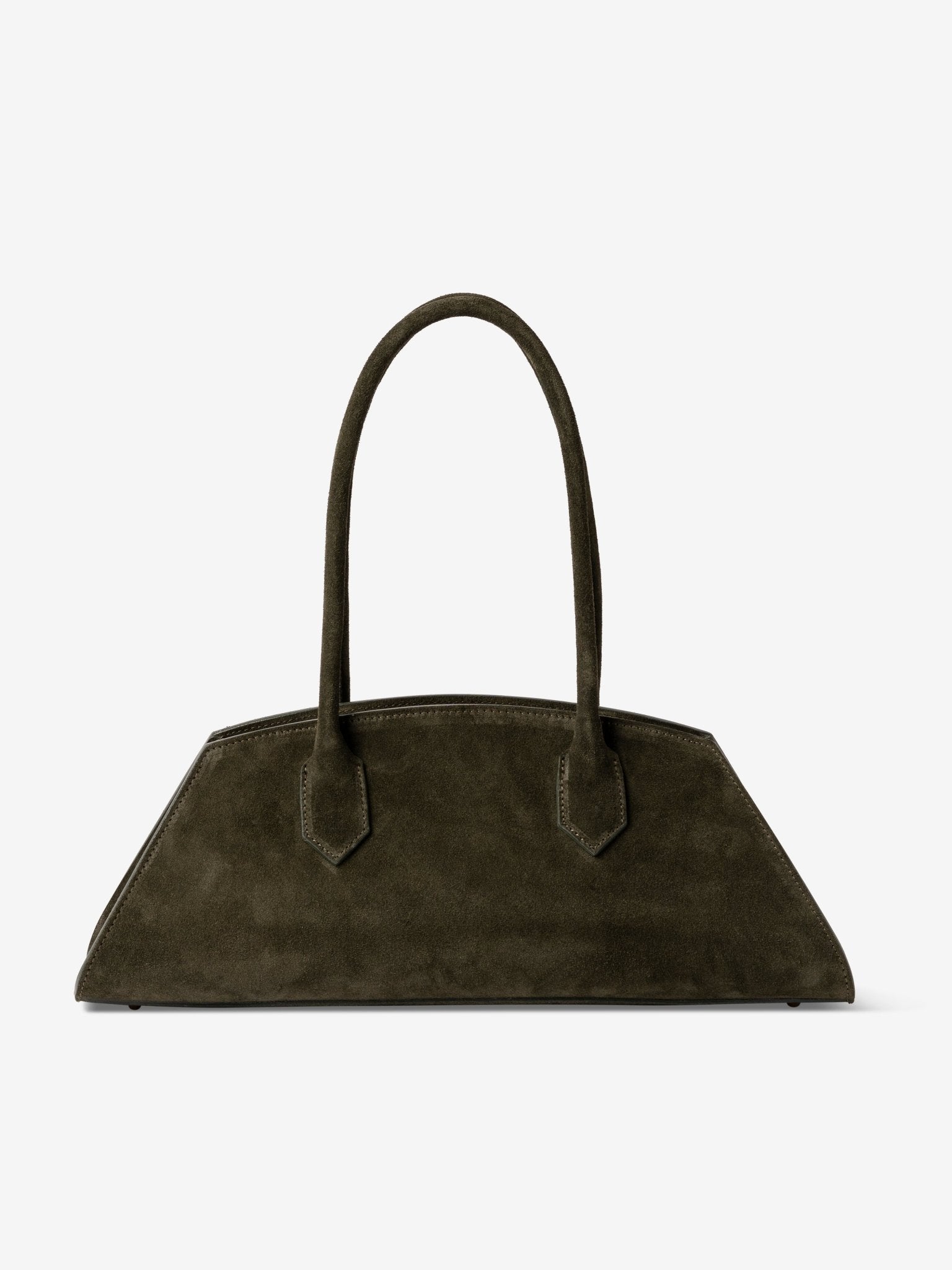 BASSOTTO in Pelle Suede Verde Oliva