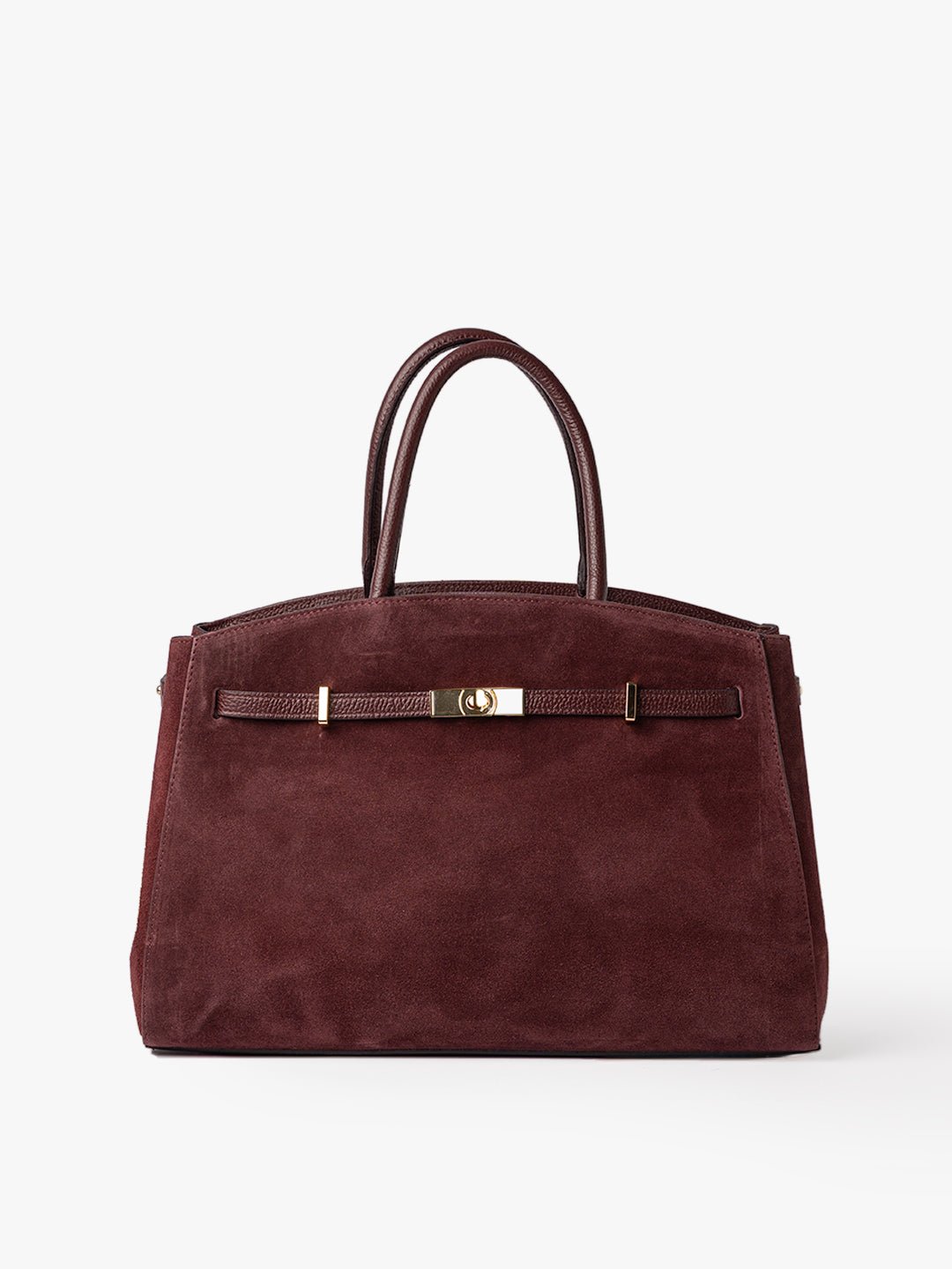 TOTE DIVA in Bordeaux Leather