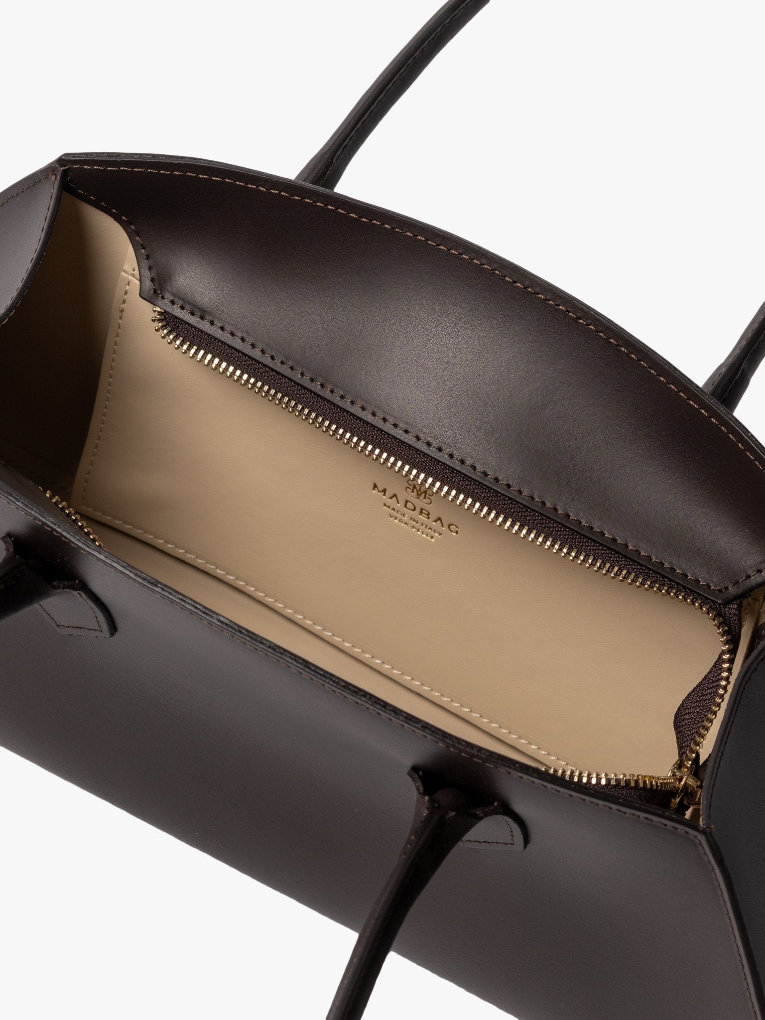 BASSOTTO in Pelle Chocolate - MADBAG® STORE OFFICIAL | Borse Di Lusso Artigianali 100% Made In Italy