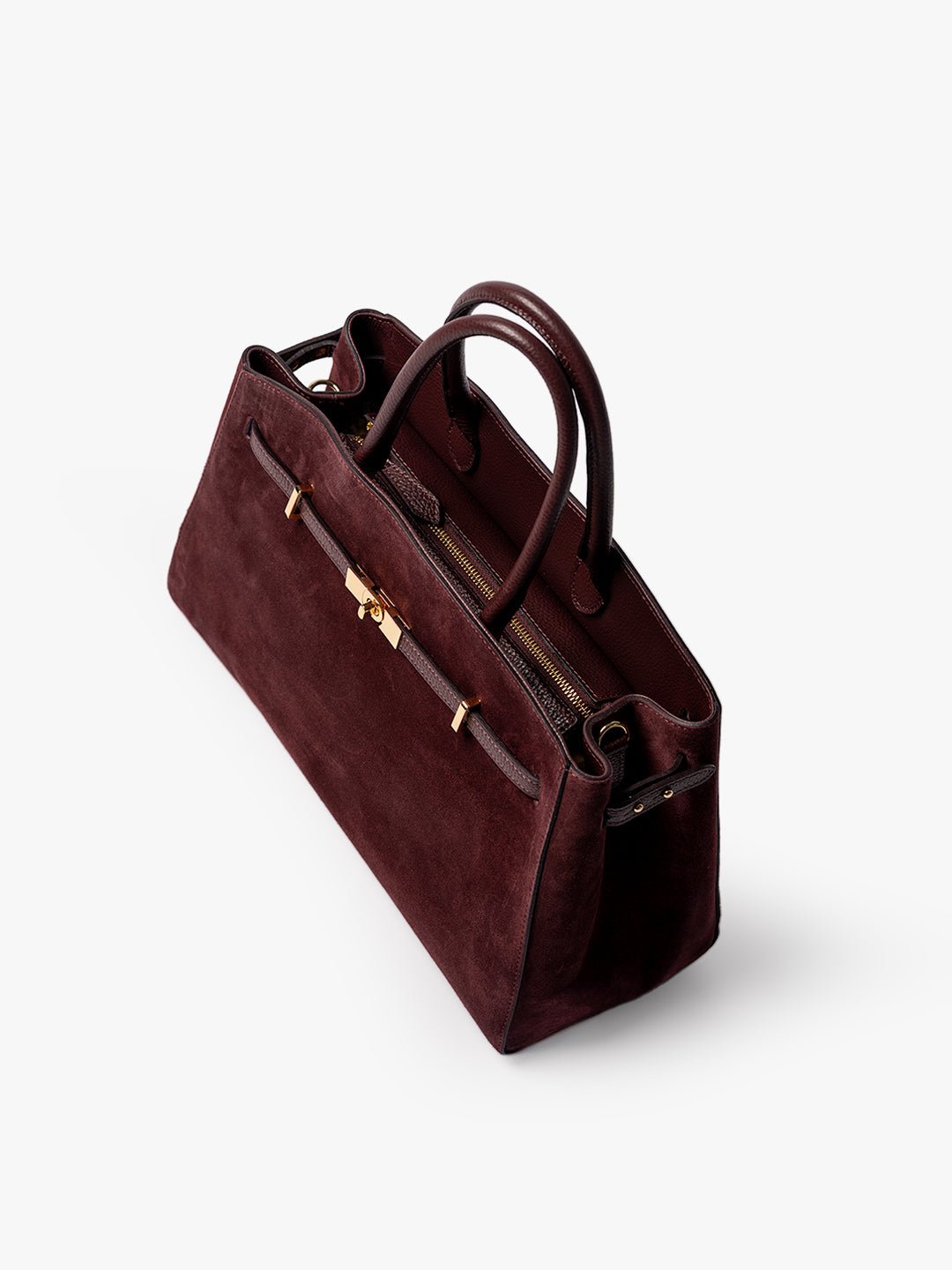 TOTE DIVA in Bordeaux Leather