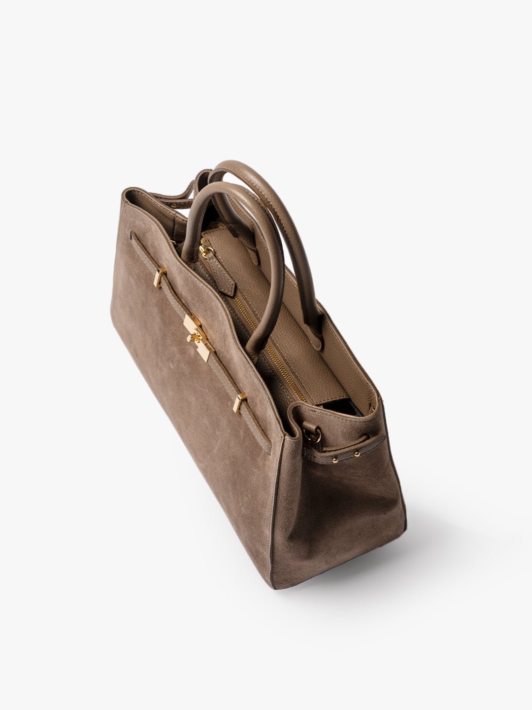 TOTE DIVA in Toupe Leather