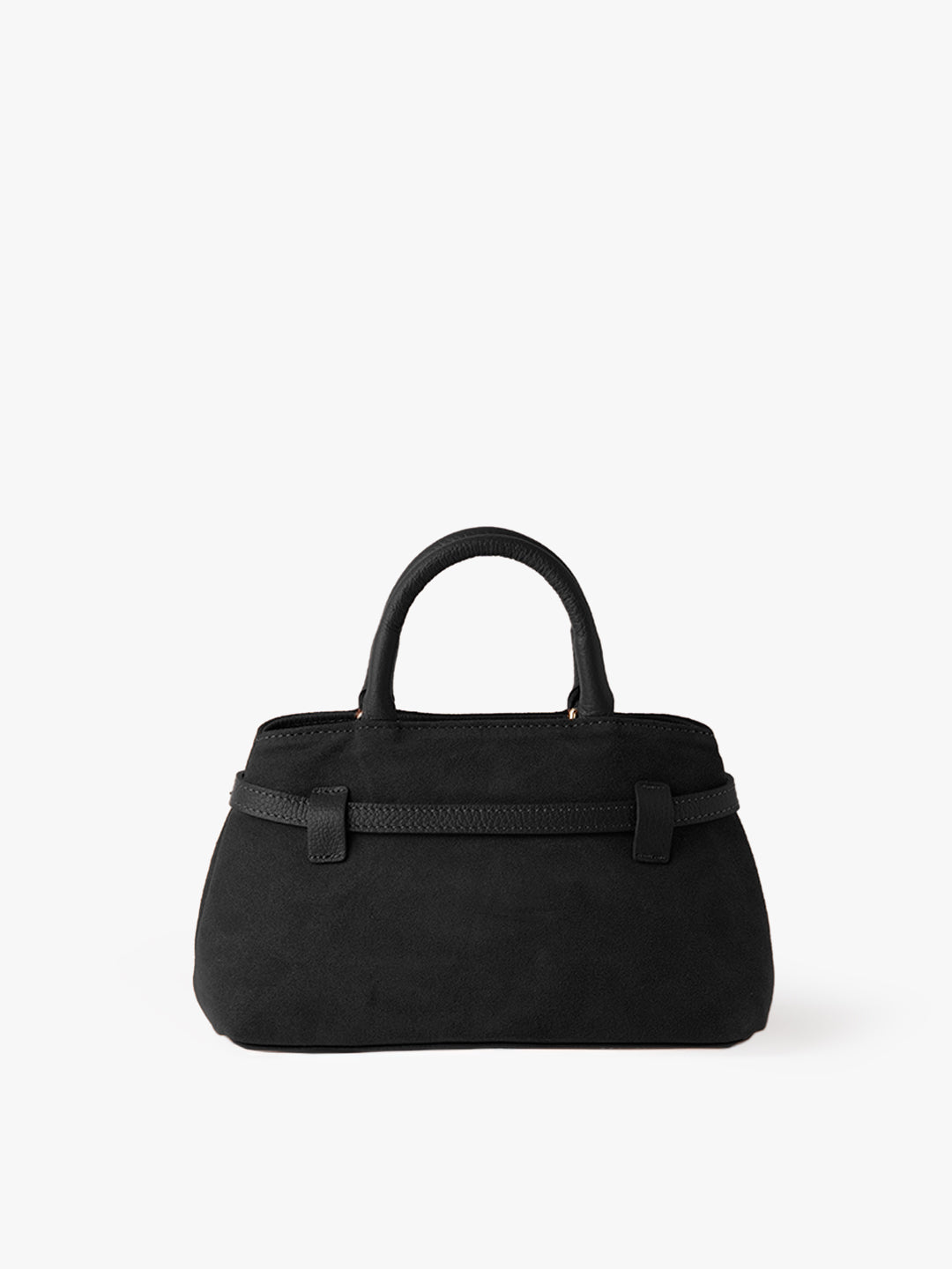 BABY DIVA SWAG in Pelle Suede Nera