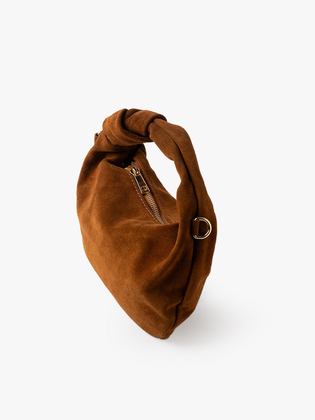 LUNA NODO in Suede Leather Brown