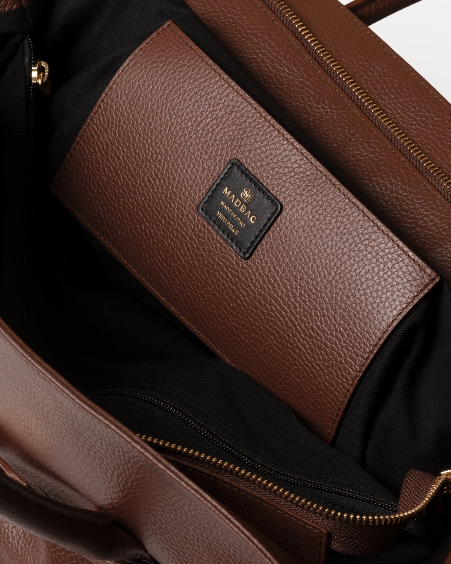 BELLUCCI in Pelle Chocolate - MADBAG® STORE OFFICIAL | Handcrafted Luxury Bags Made in Italy