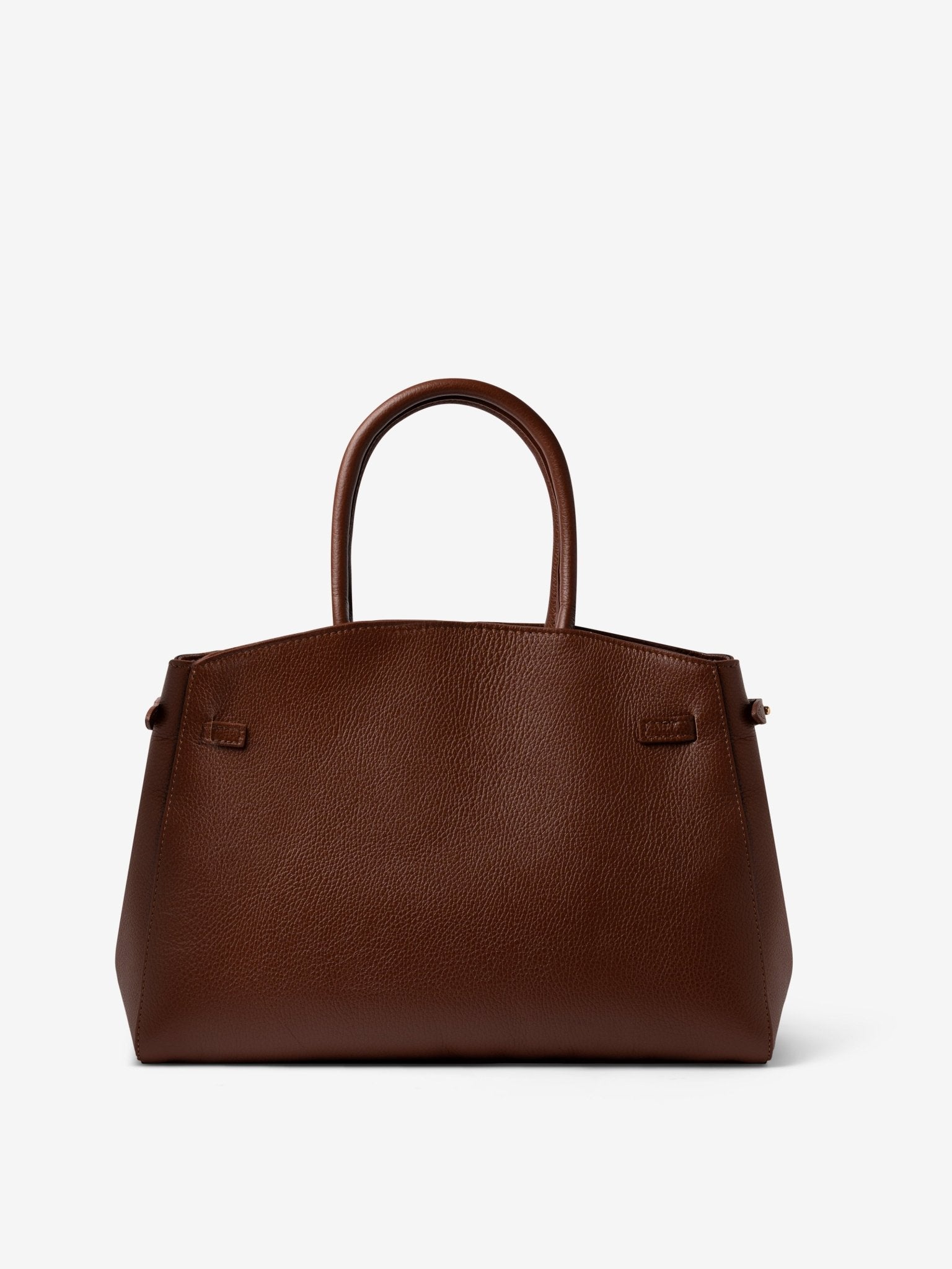 TOTE DIVA in Pelle Dollaro Cioccolato