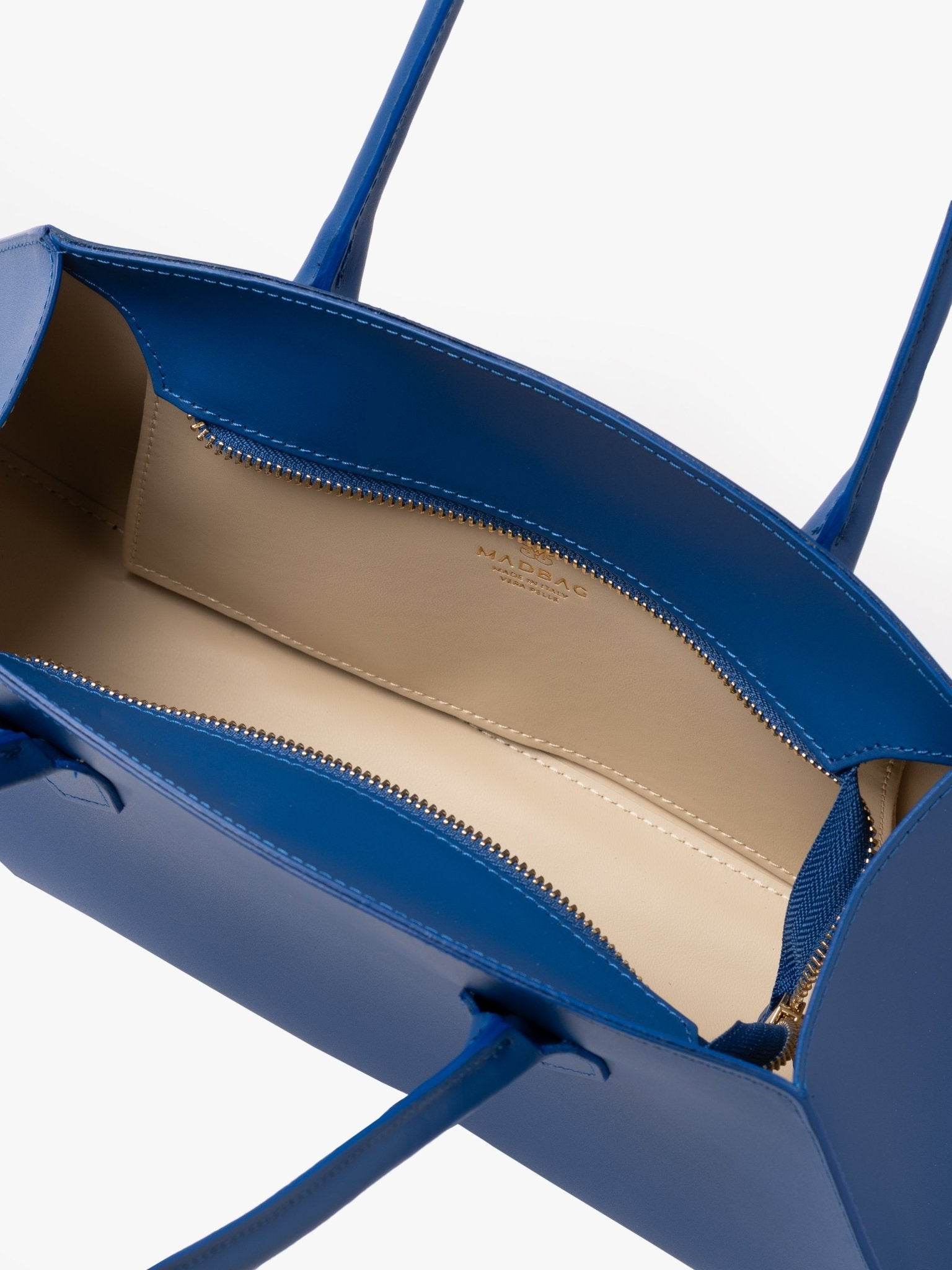 BASSOTTO in Pelle Electric Blue - MADBAG® STORE OFFICIAL | Borse Di Lusso Artigianali 100% Made In Italy