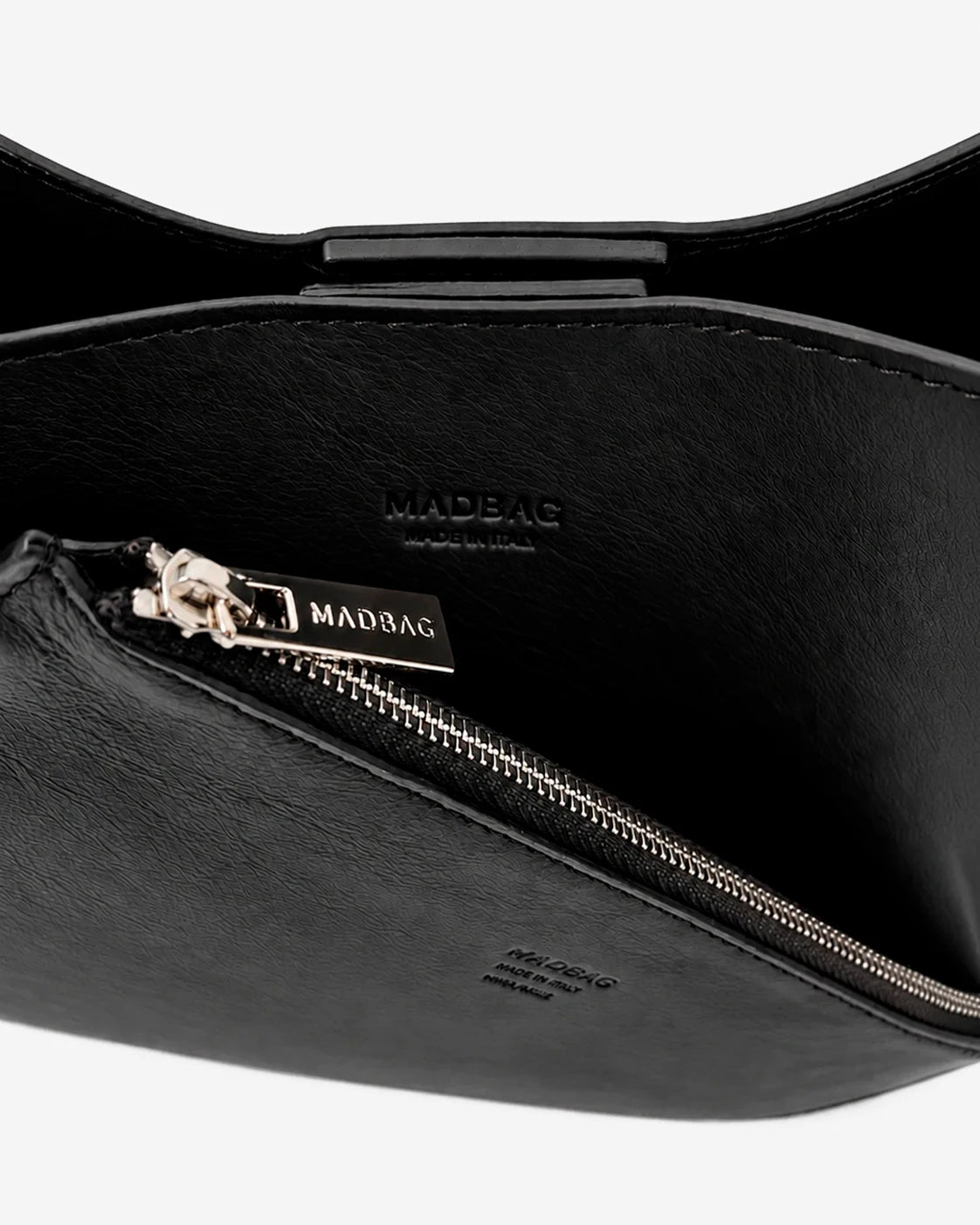 DOLCE VITA Hobo Bag en cuir Sauvage Noir