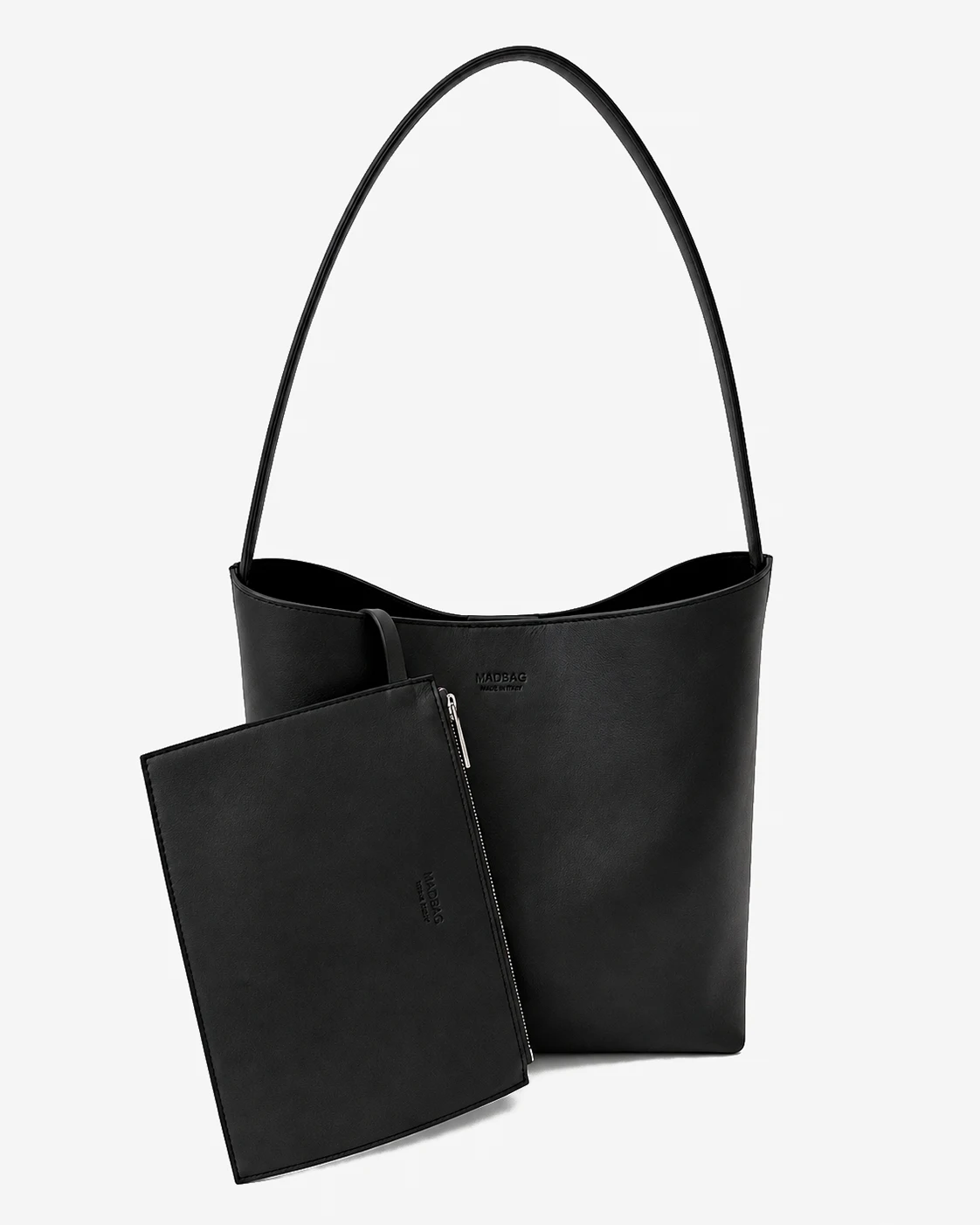 DOLCE VITA Hobo Bag en cuir Sauvage Noir