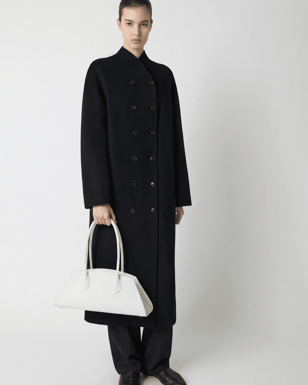 BASSOTTO in suede leather Cloud Dancer