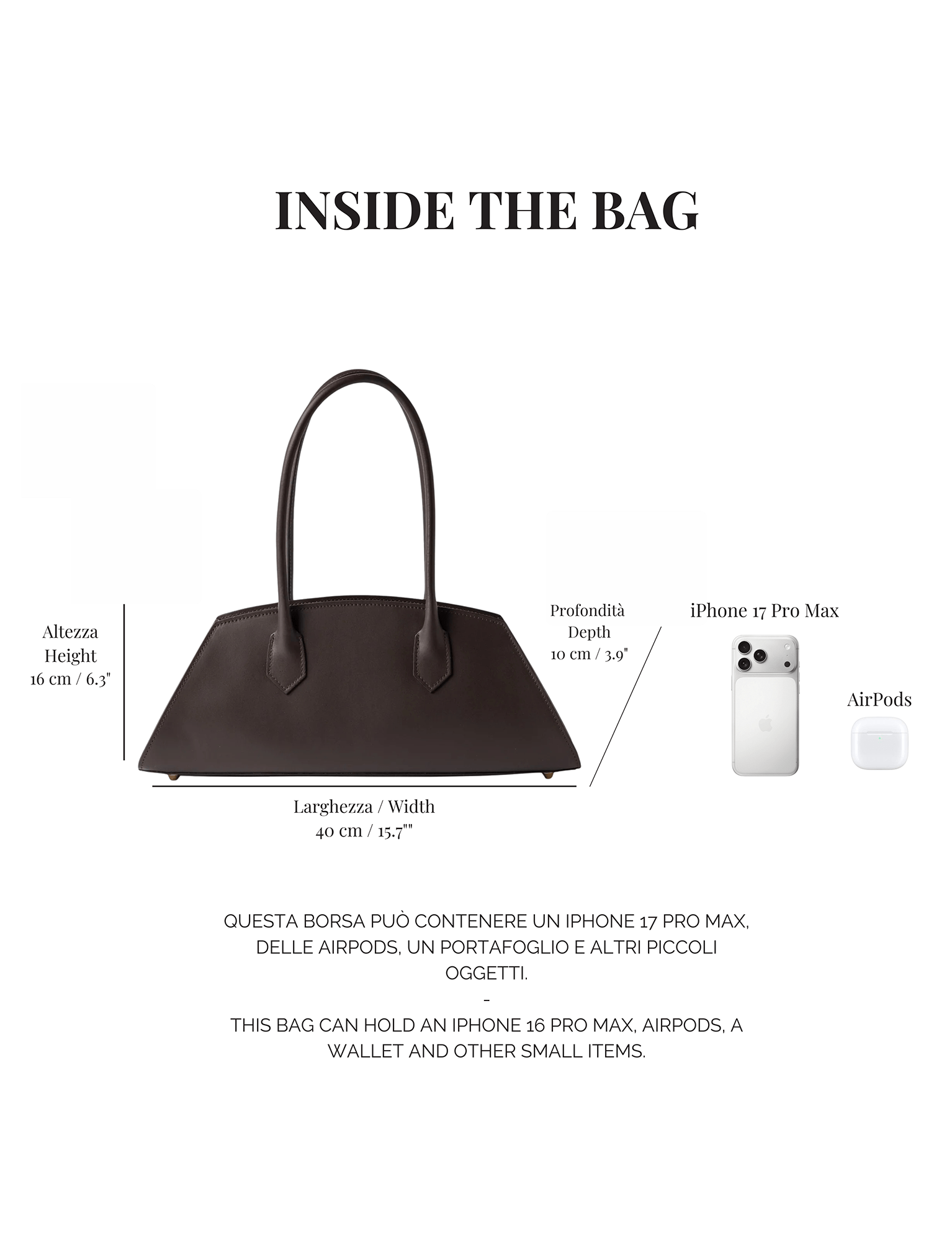 BASSOTTO in Pelle Black - MADBAG® STORE OFFICIAL | Borse Di Lusso Artigianali 100% Made In Italy