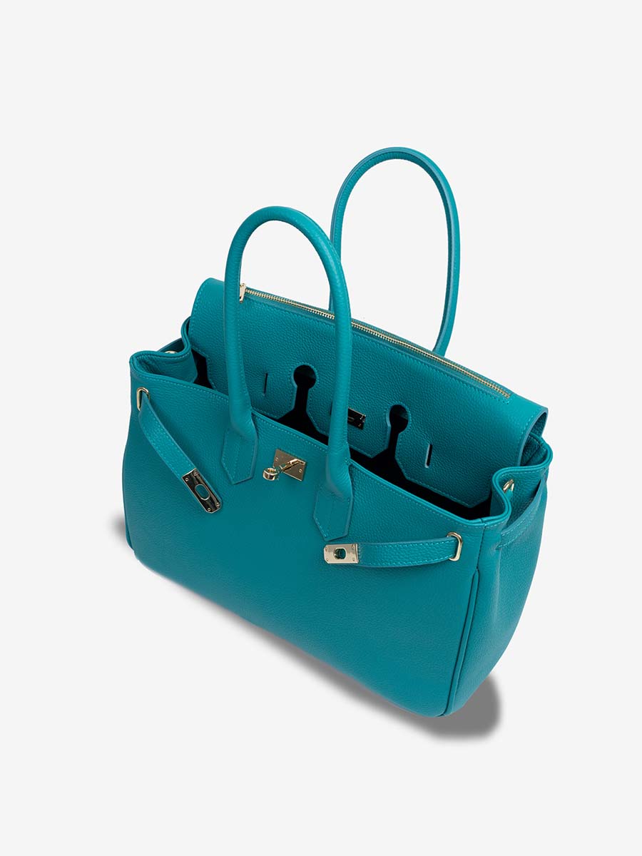 BIRKIMAD 40 LEATHER TEAL BLUE