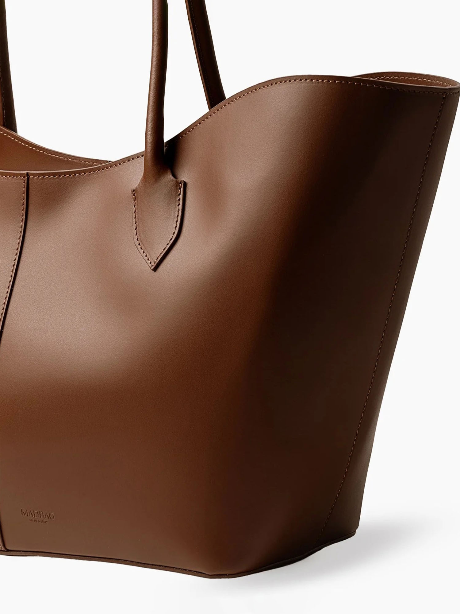 LOREN in Pelle Calfskin Cognac - MADBAG® STORE OFFICIAL | Borse Di Lusso Artigianali 100% Made In Italy