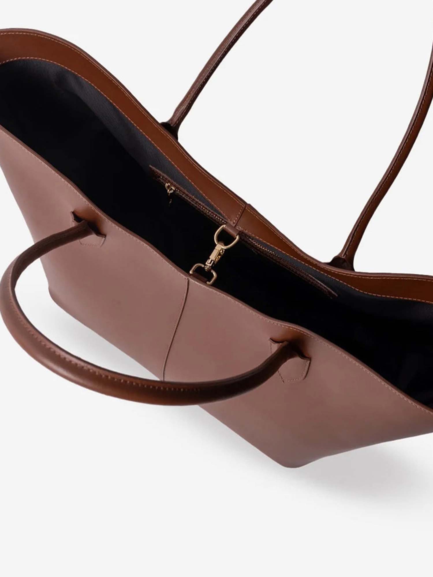 LOREN in Pelle Calfskin Cognac - MADBAG® STORE OFFICIAL | Borse Di Lusso Artigianali 100% Made In Italy