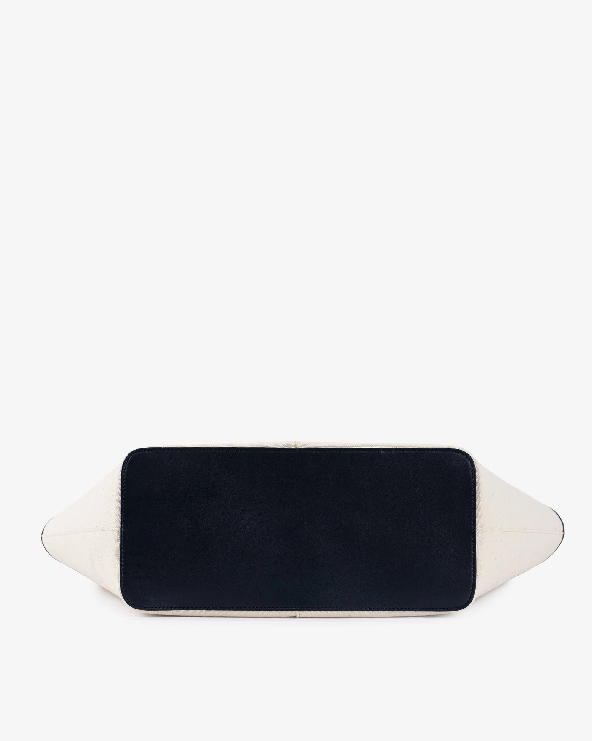 LOREN in Canvas Beige e Pelle Blu