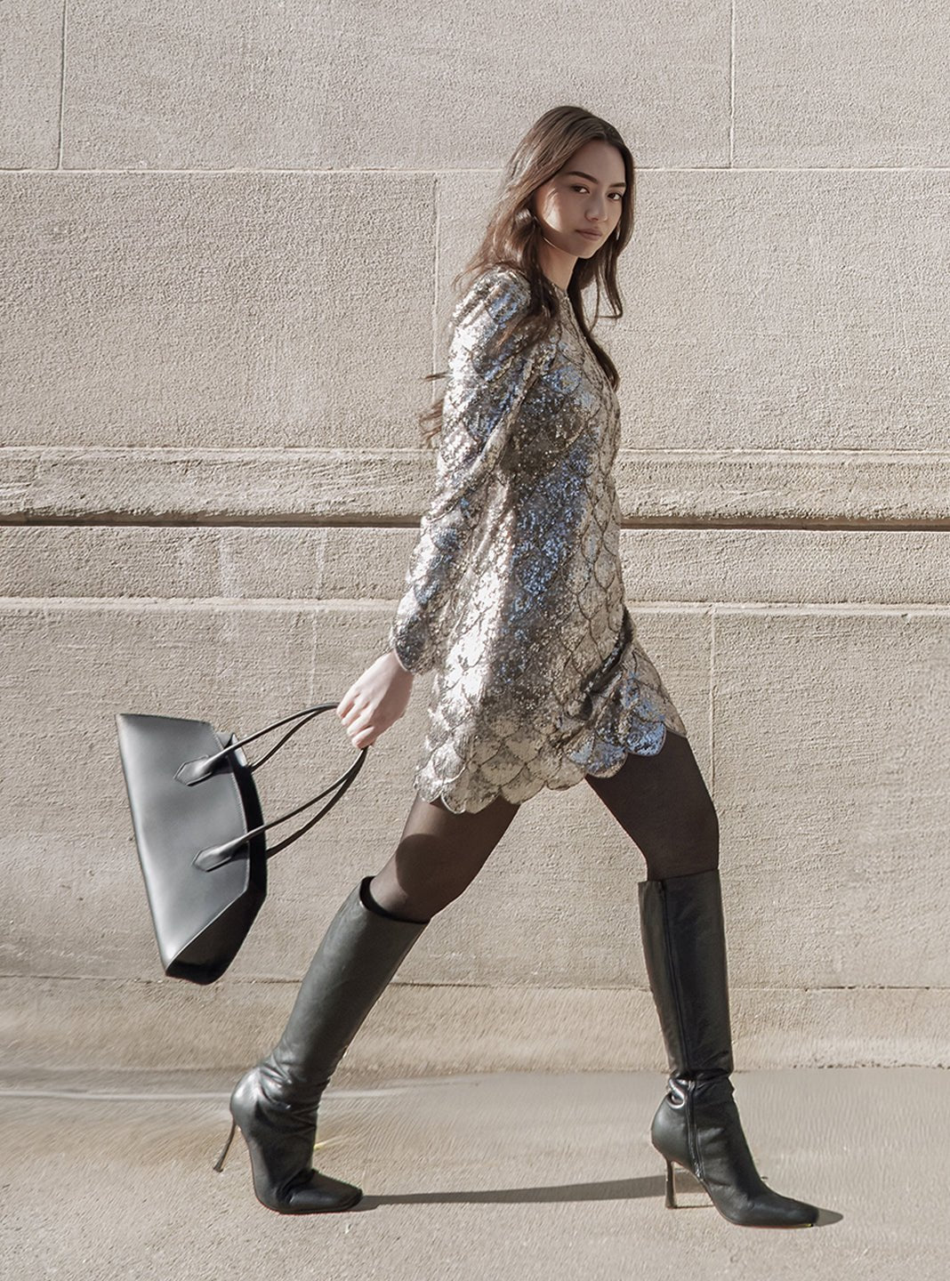 BASSOTTO in Leather Black