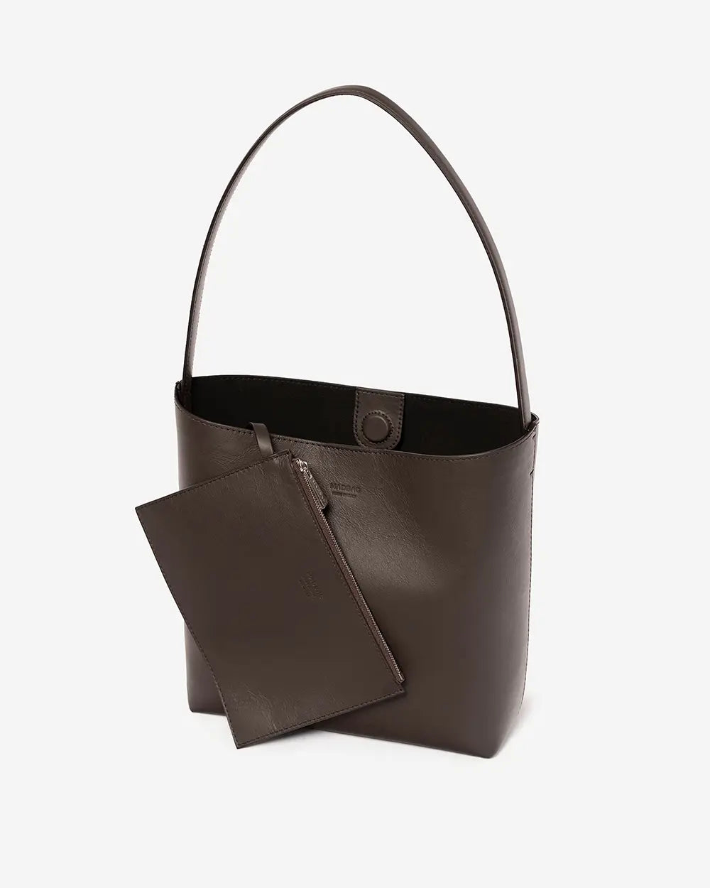 DOLCE VITA Hobo Bag in Espresso Sauvage Leather