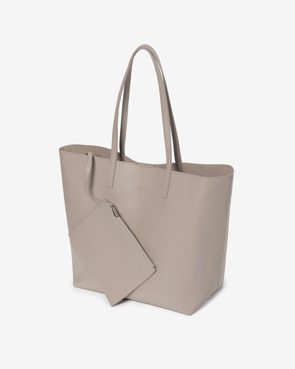 ANIMA Shoulder Bag in Black Sauvage Leather