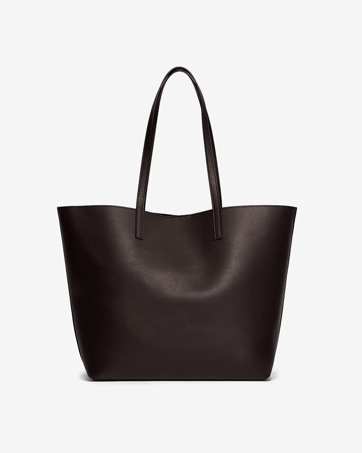 ANIMA Shoulder Bag in Black Sauvage Leather