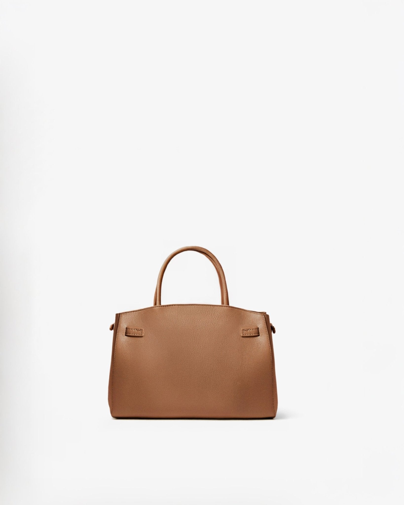 Small TOTE DIVA in Leather Camel