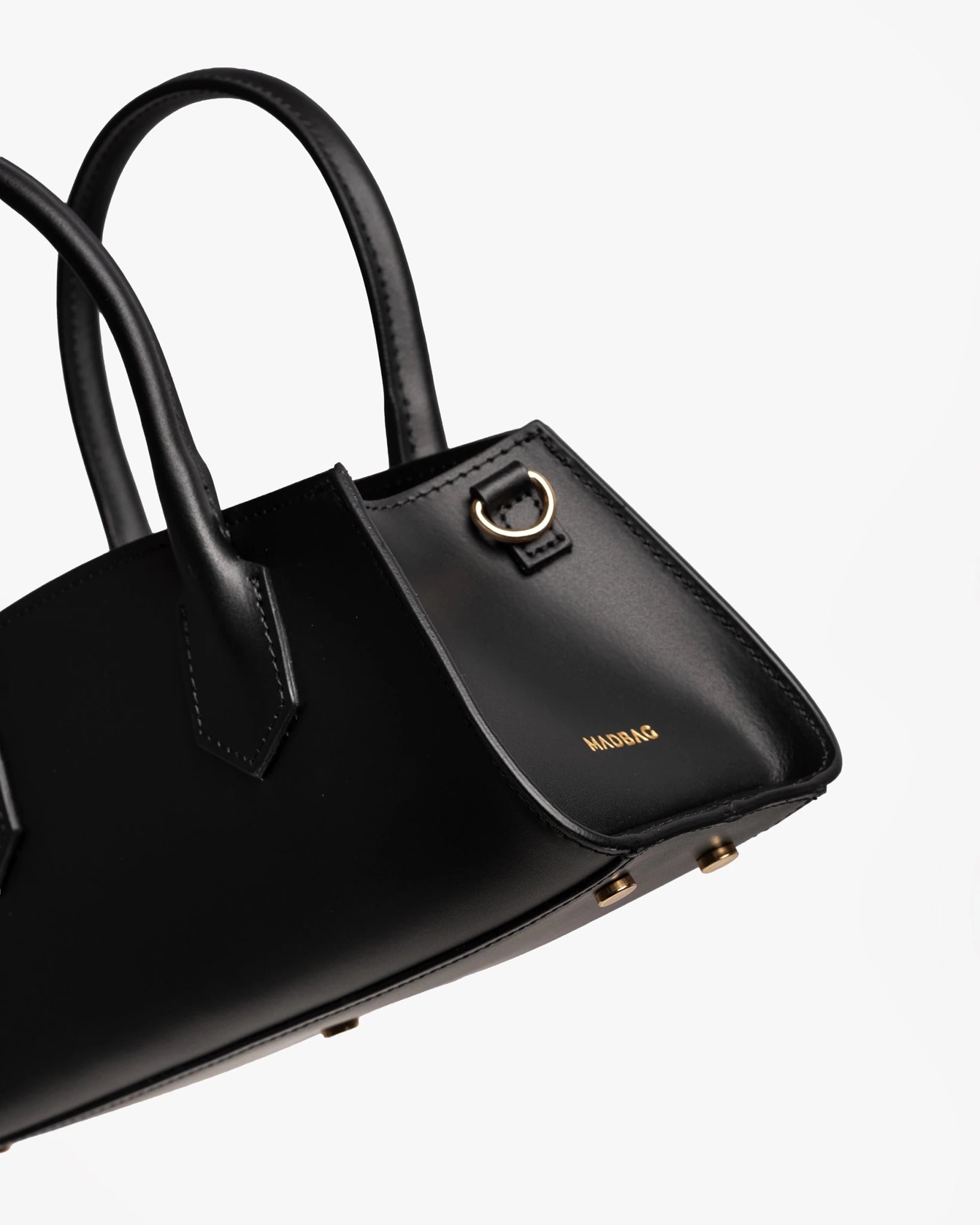 Small Bassotto in Pelle Black - MADBAG® STORE OFFICIAL | Borse Di Lusso Artigianali 100% Made In Italy