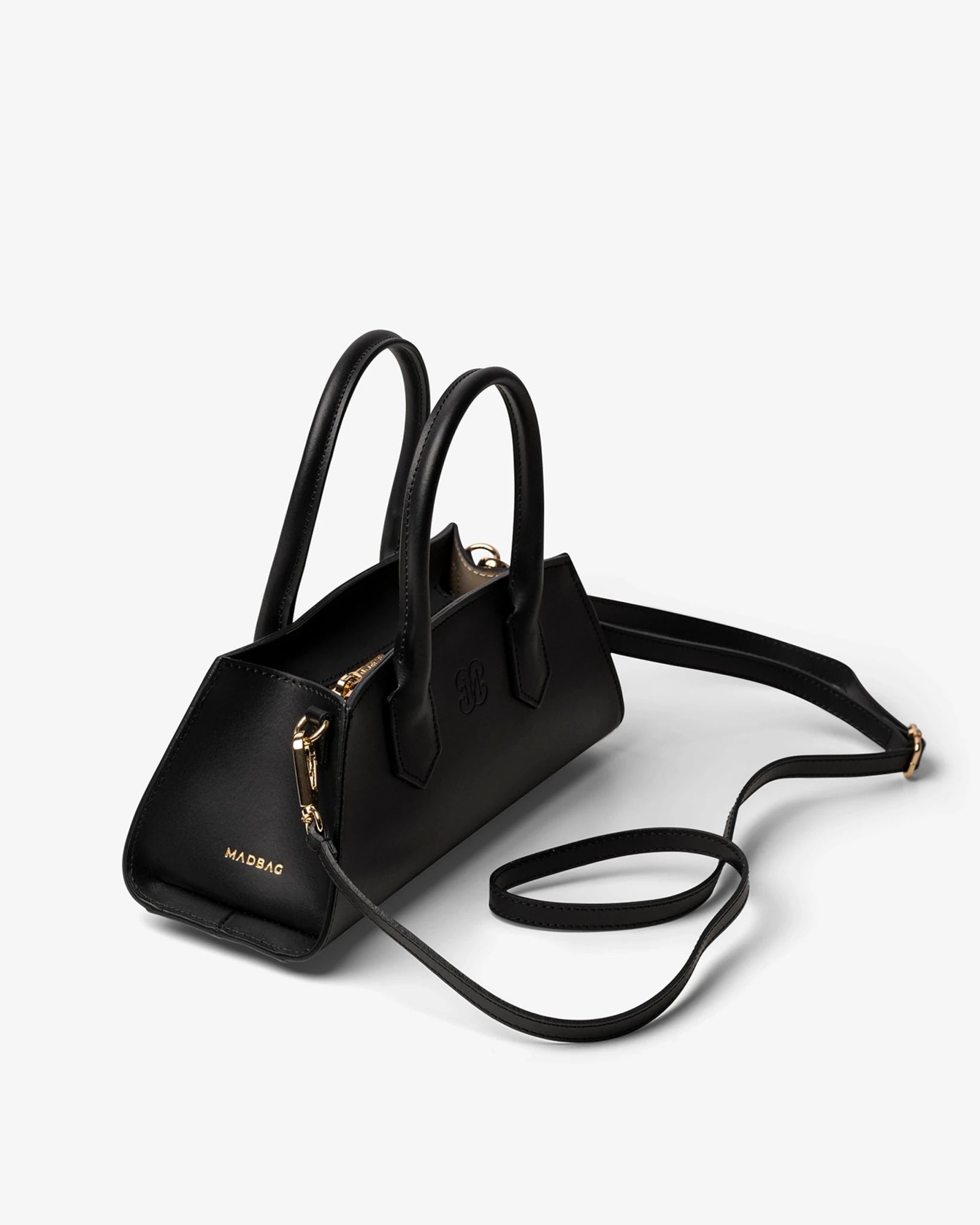 Small Bassotto in Pelle Black - MADBAG® STORE OFFICIAL | Borse Di Lusso Artigianali 100% Made In Italy