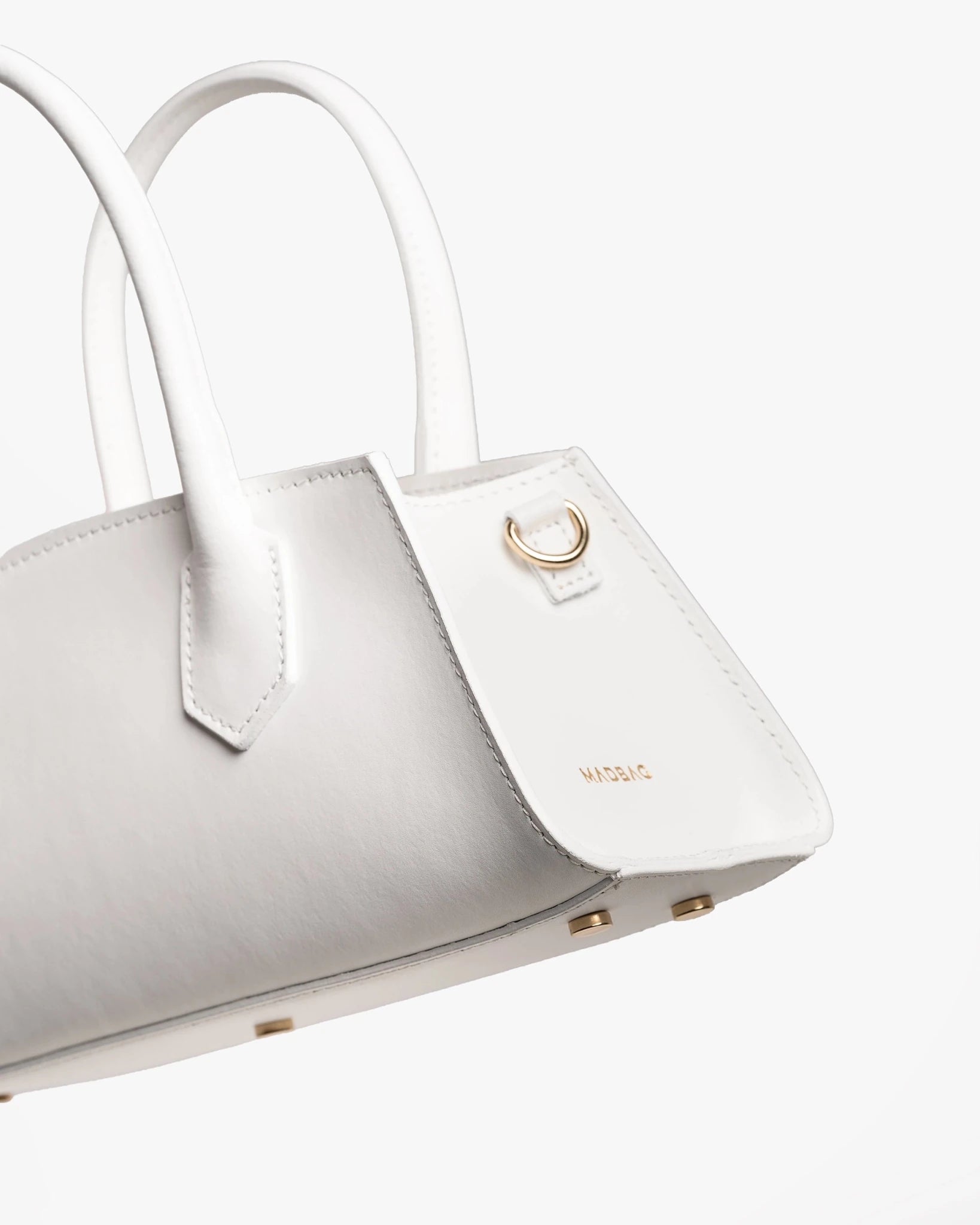 Small Bassotto in Pelle Cloud Dancer - MADBAG® STORE OFFICIAL | Borse Di Lusso Artigianali 100% Made In Italy