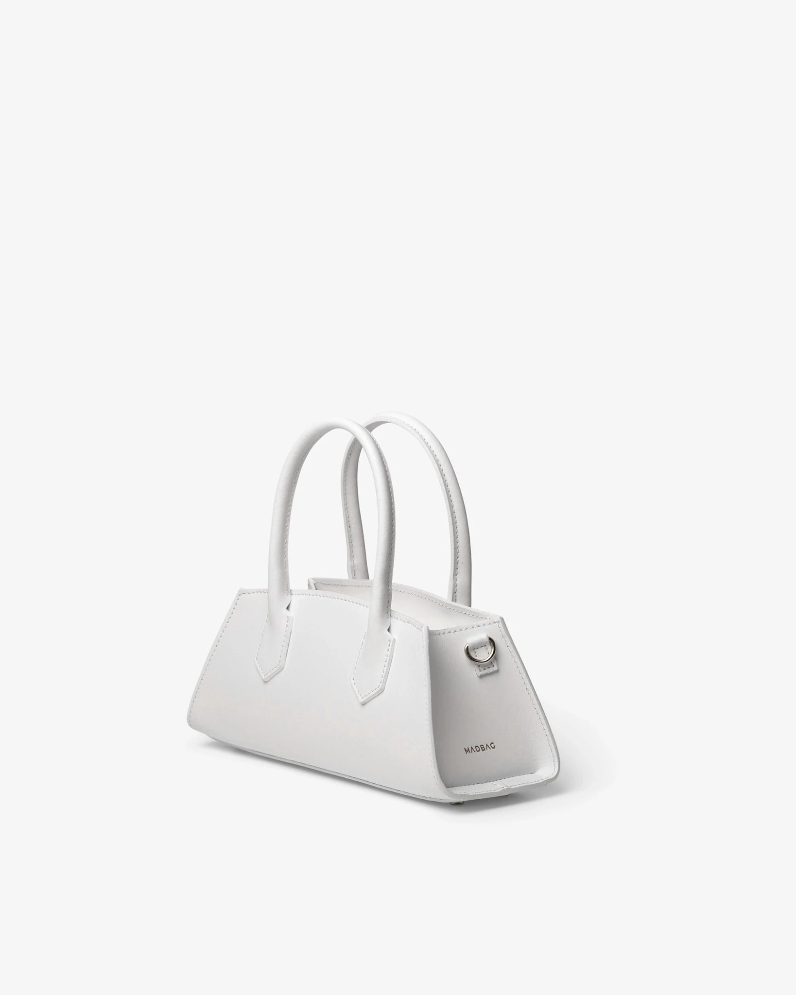 Small Bassotto in Pelle Cloud Dancer - MADBAG® STORE OFFICIAL | Borse Di Lusso Artigianali 100% Made In Italy