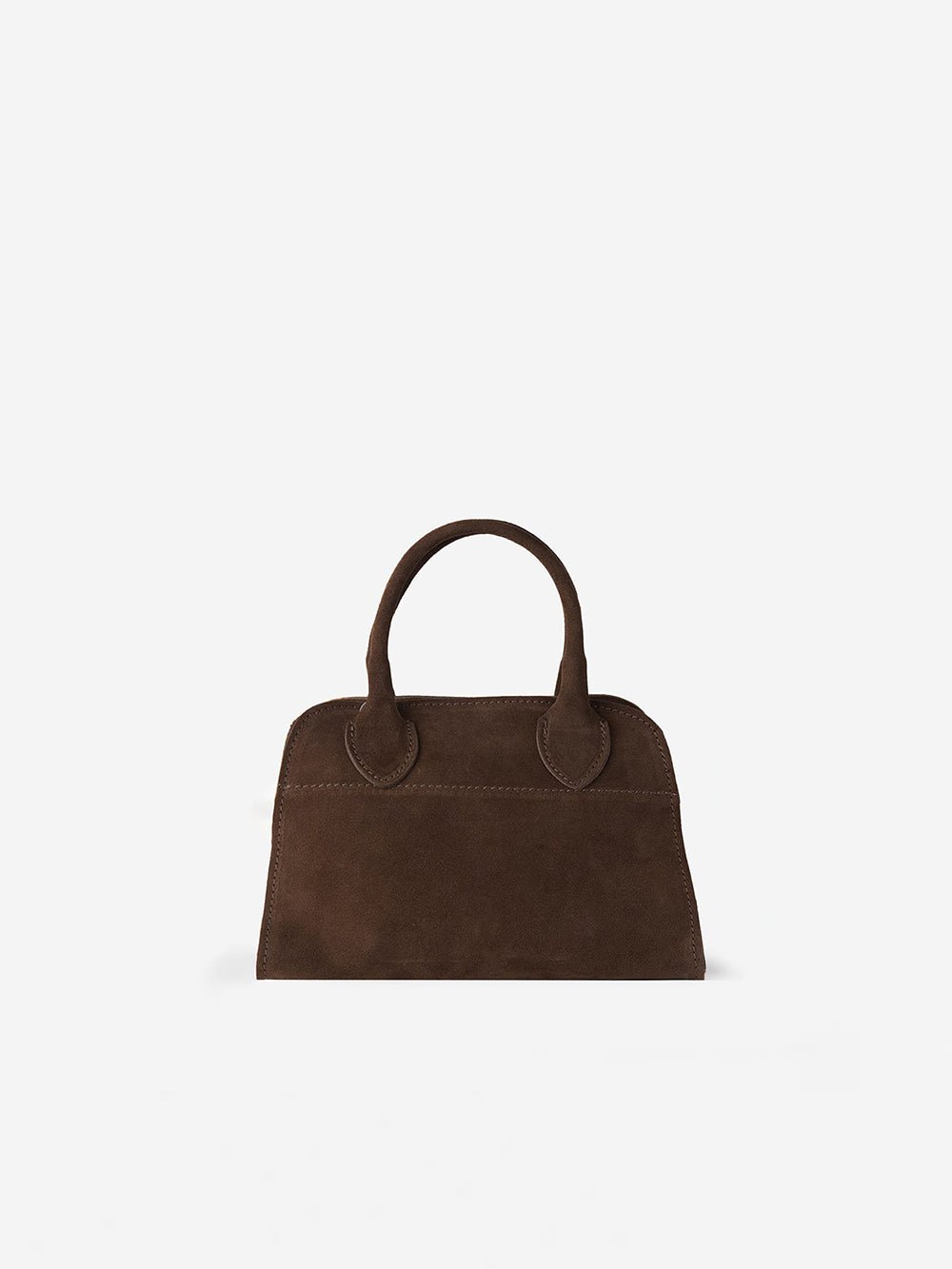 BABY MADAME in Suede Leather Dark Moka