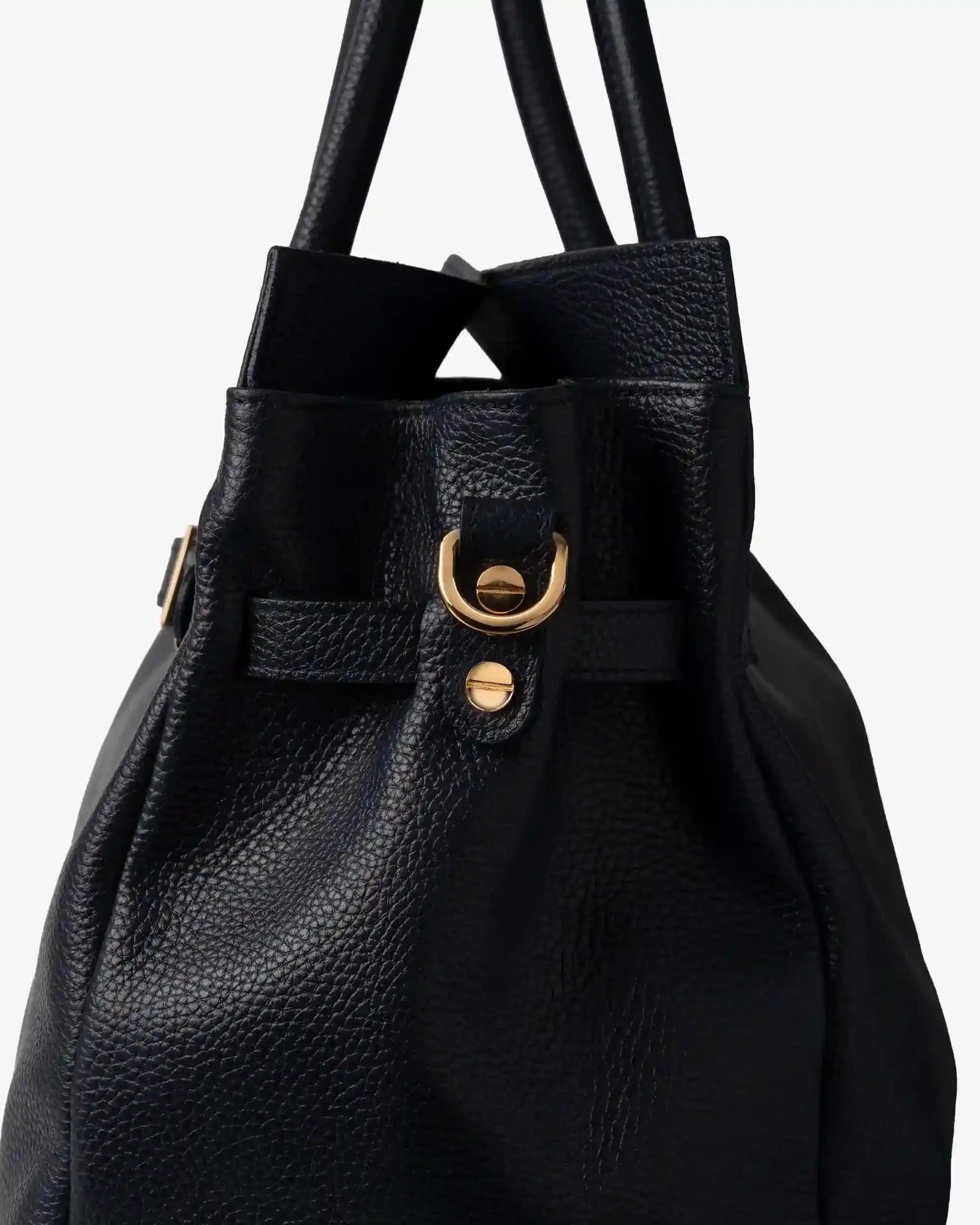 Dettaglio hardware borsa Bellucci blu