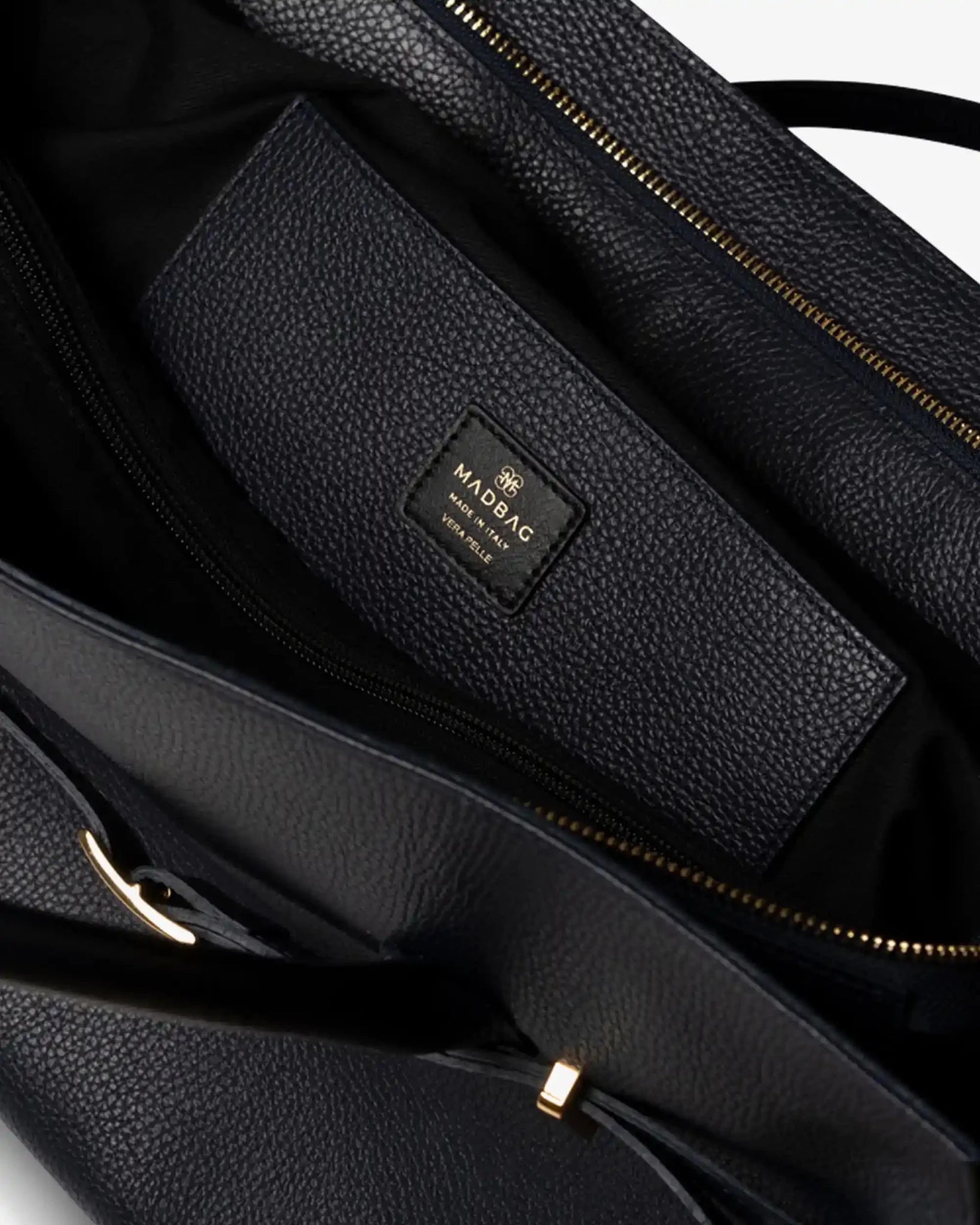 Interno borsa Bellucci blu con scomparti