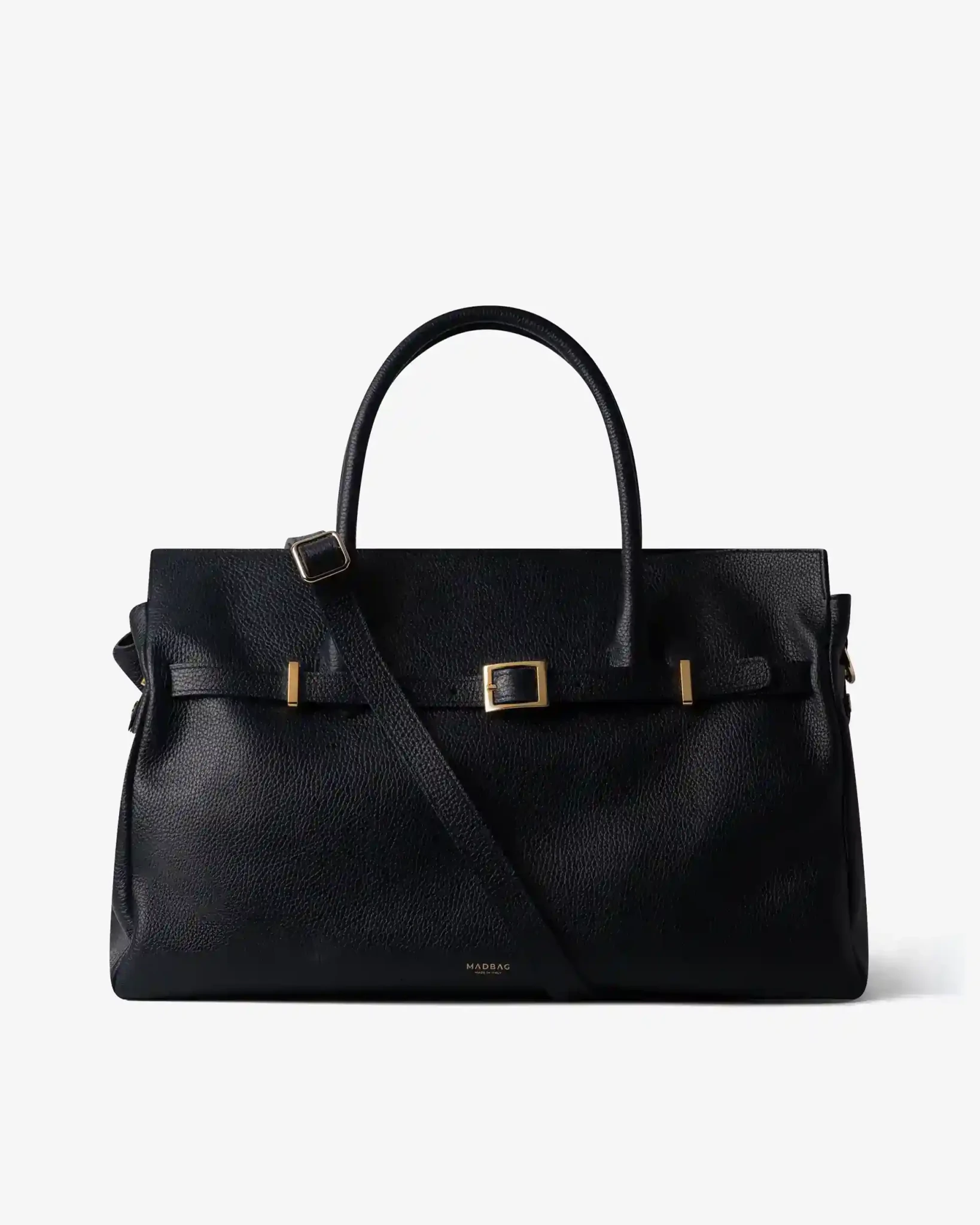 Borsa Bellucci blu con tracolla regolabile e removibile