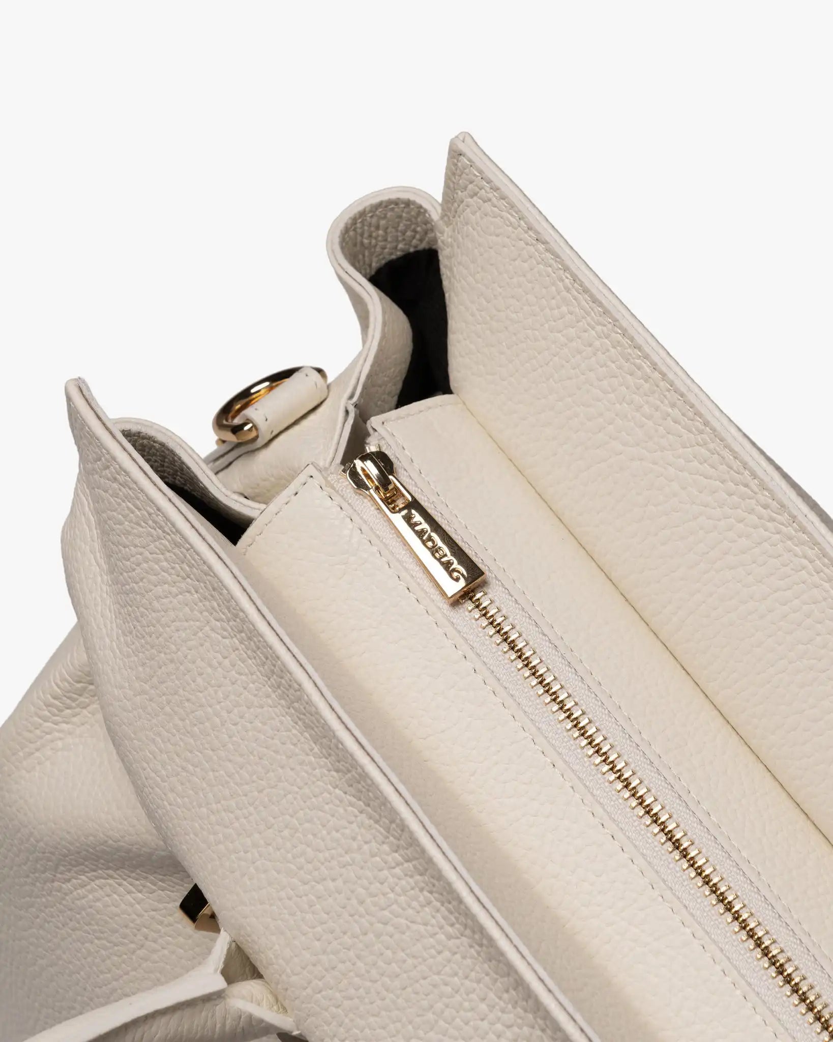 BELLUCCI in Pelle Cloud Dancer - MADBAG® STORE OFFICIAL | Handcrafted Luxury Bags Made in Italy