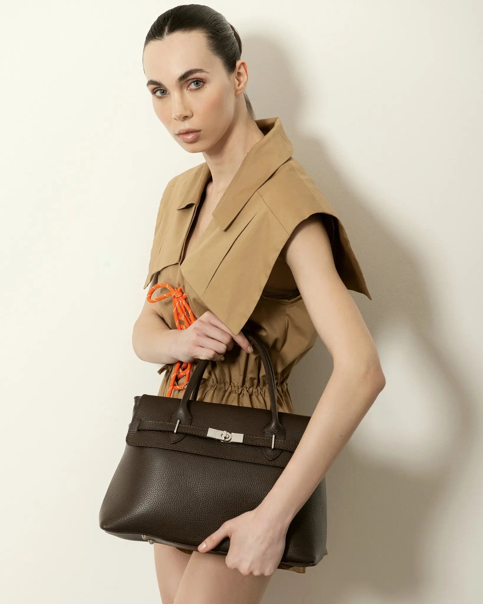 BOWLING in pelle dollaro chocolate