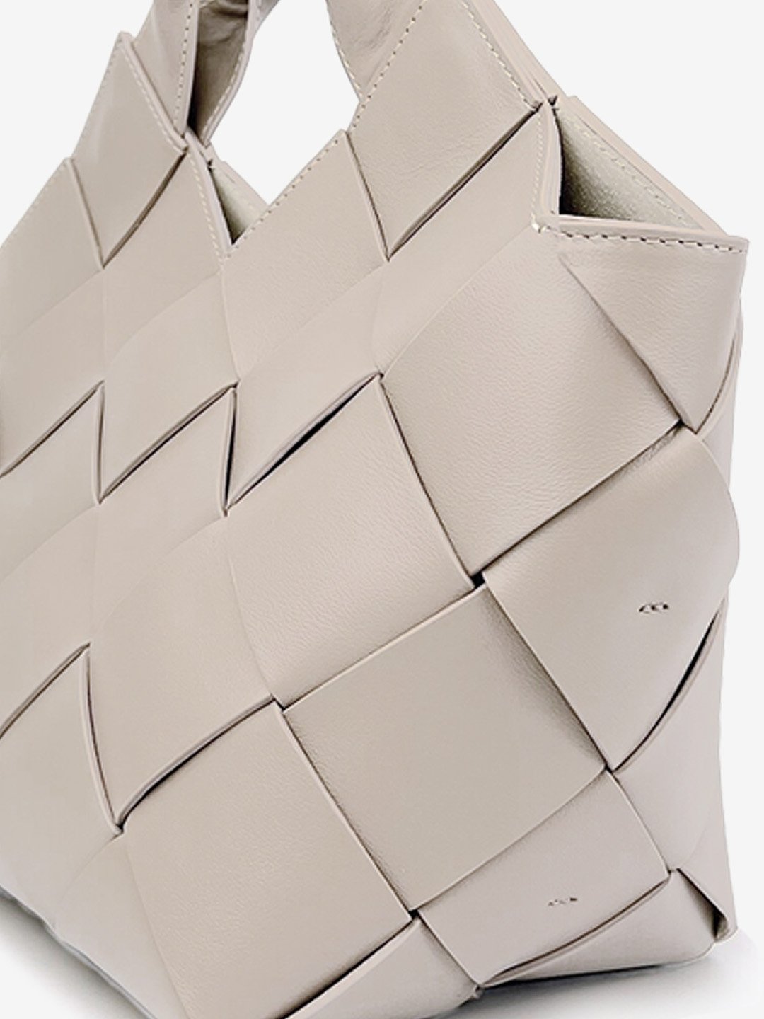 MINA in Pelle Nappa Panna